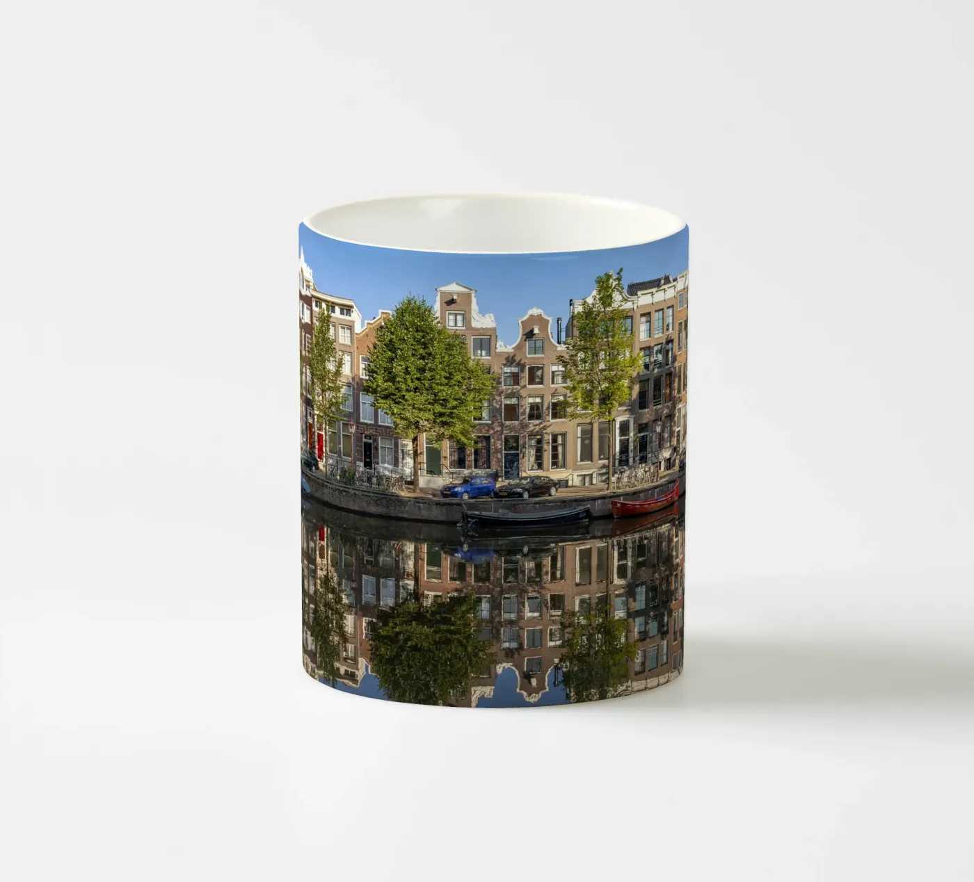 Amsterdam ceramic mug by Reisefotografie - Bilder aus aller Welt