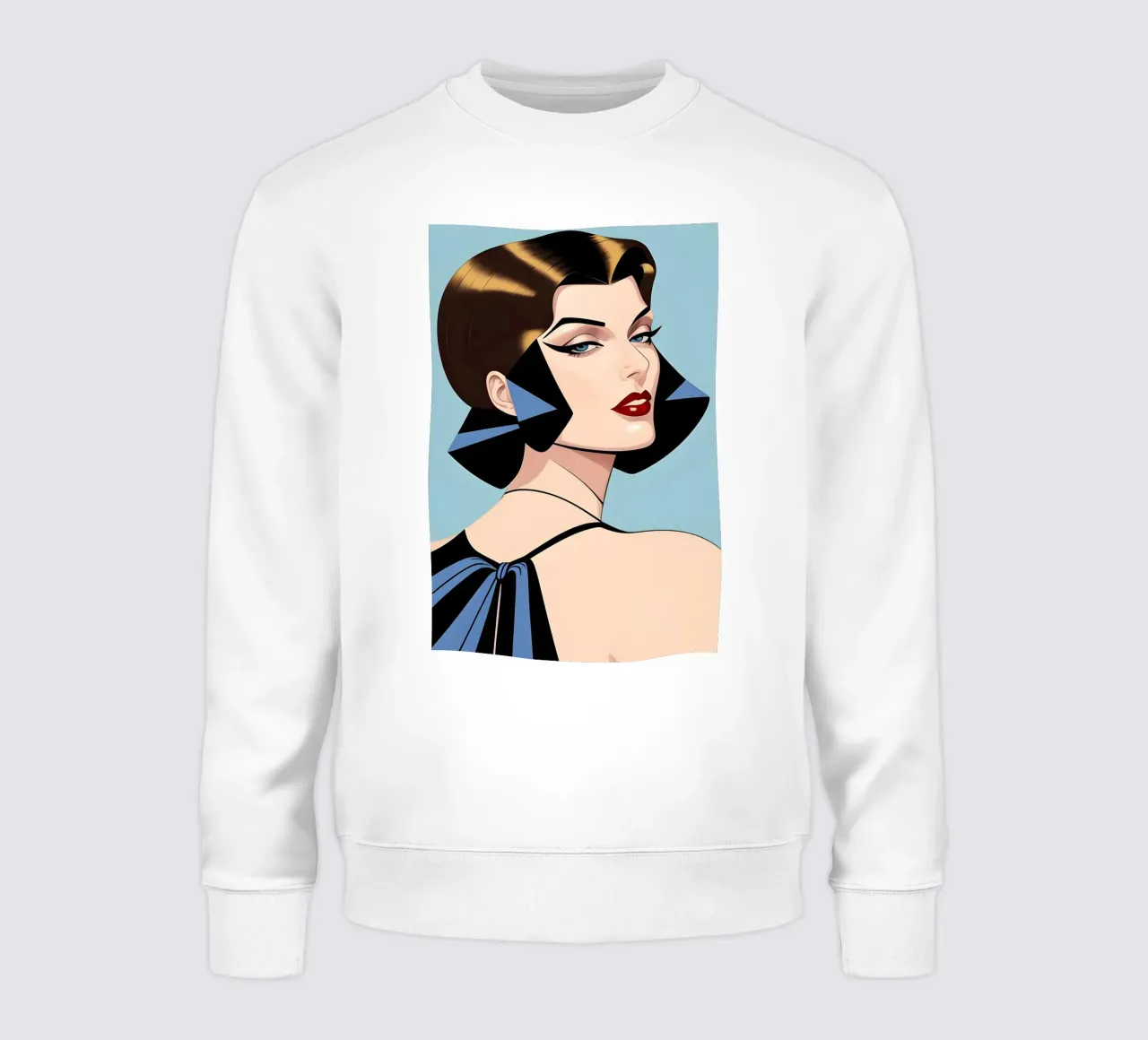 MODA VINTAGE RETRÒ felpa da ART DECO