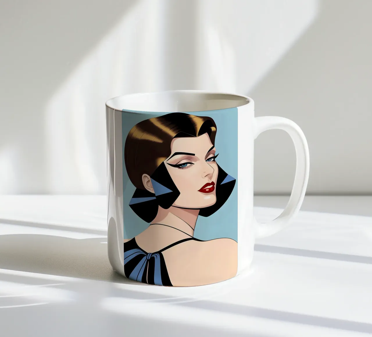 MODA VINTAGE RETRÒ tazza in ceramica da ART DECO