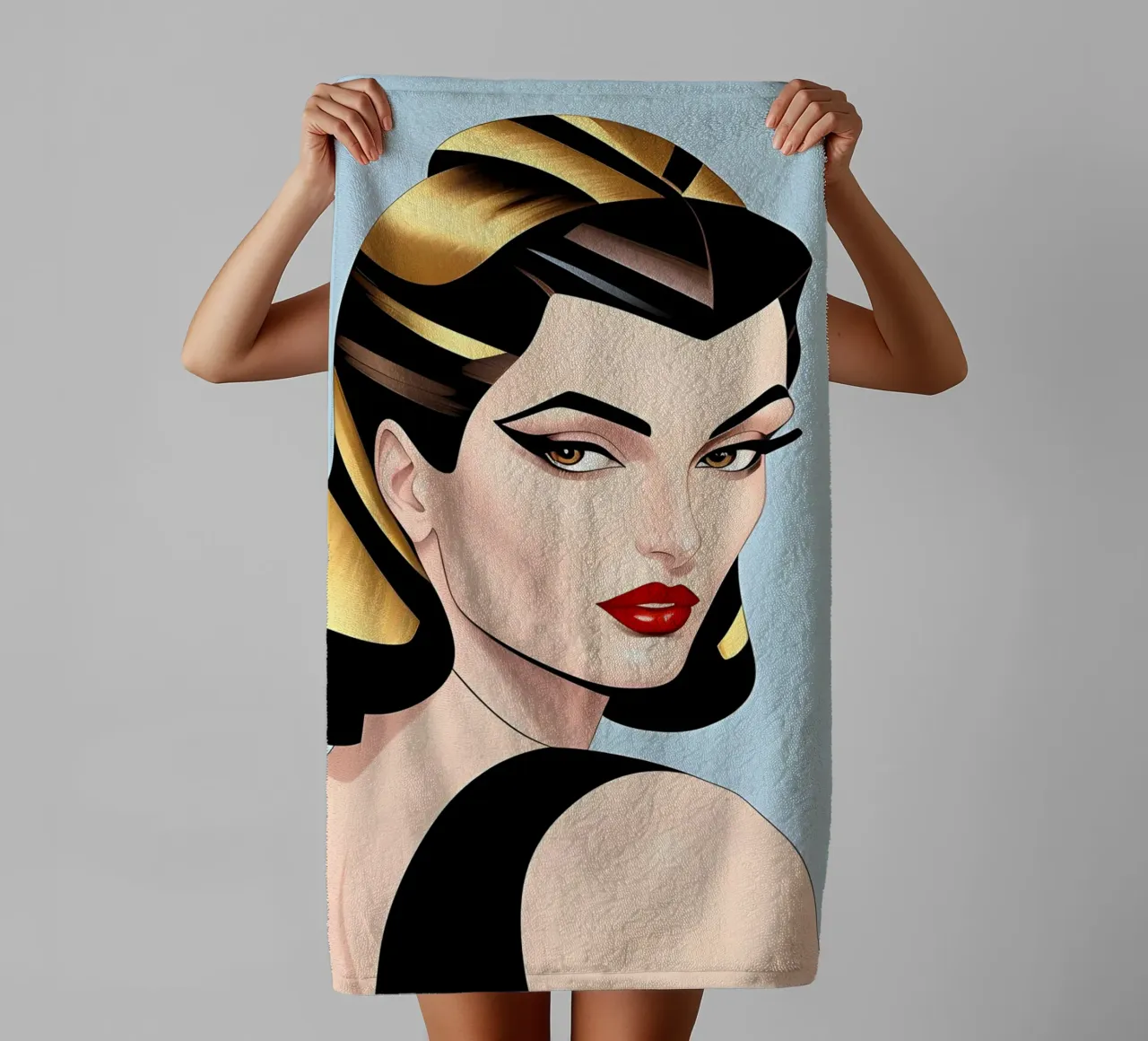 Moda retro glam asciugamano da bagno da ART DECO