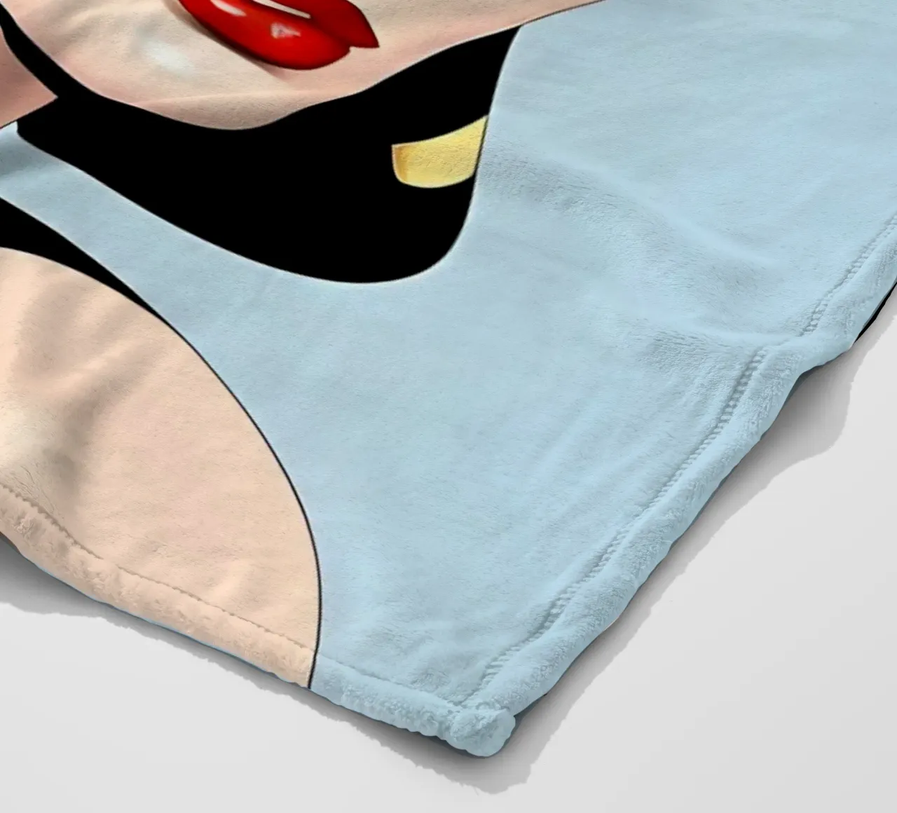Moda retro glam coperta in pile da ART DECO