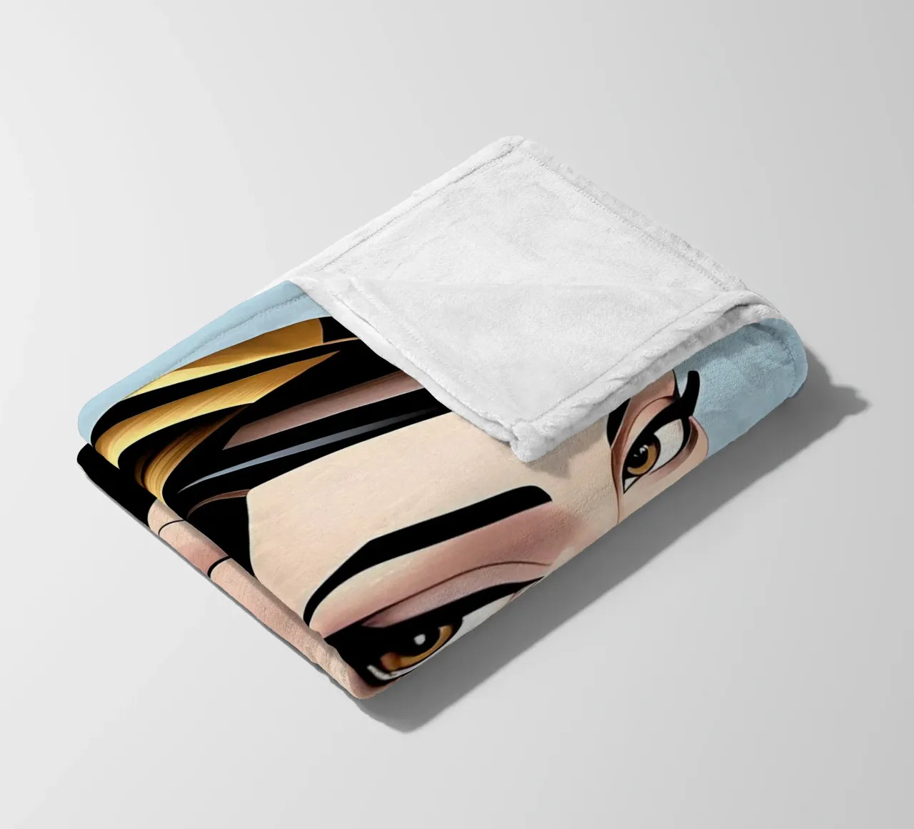 Moda retro glam coperta in pile da ART DECO