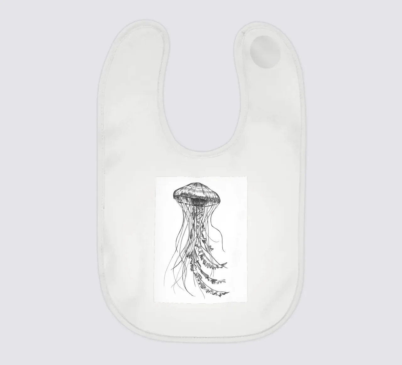 Qualle 1 baby bib by naturelines