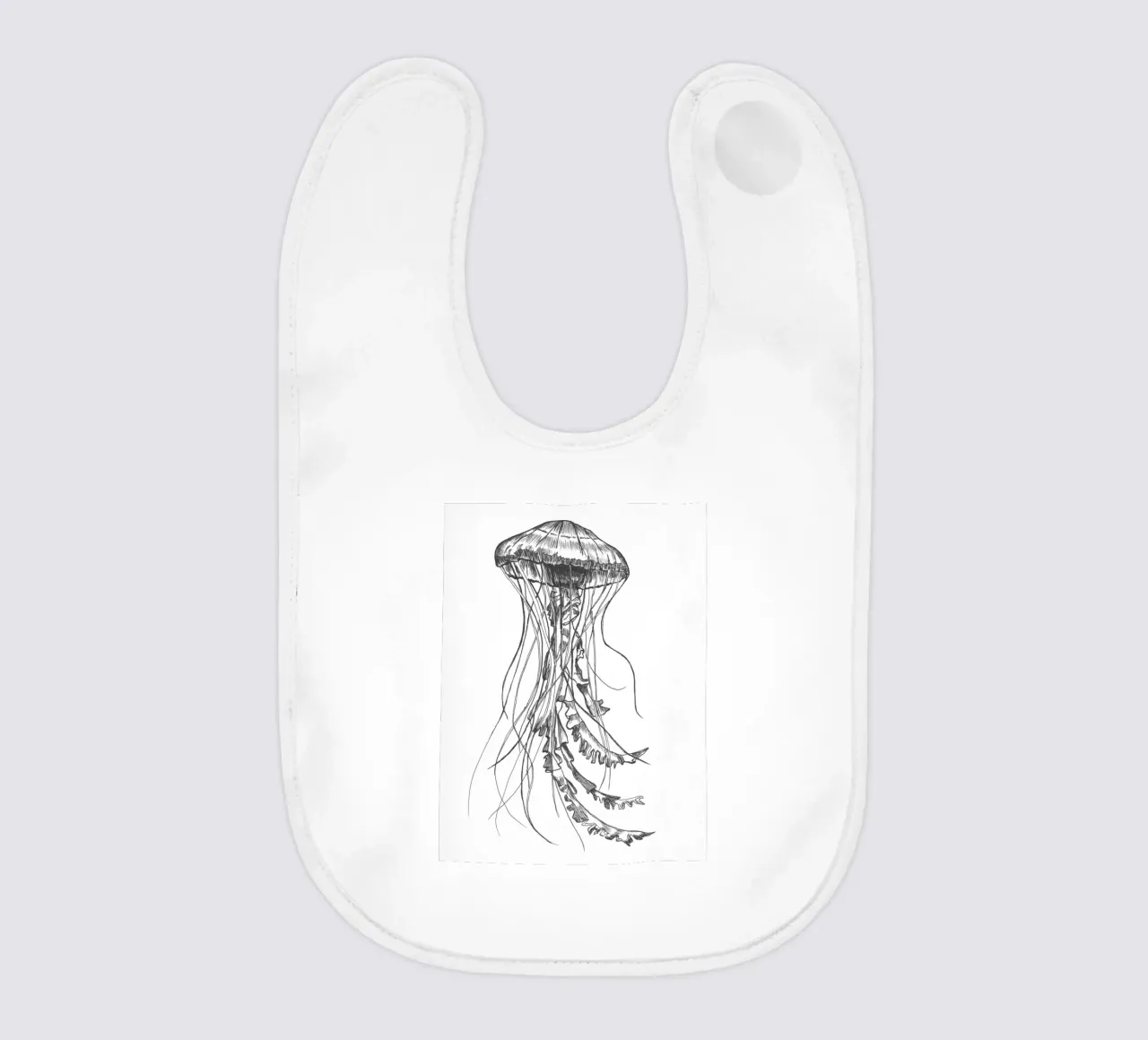 Qualle 1 baby bib by naturelines