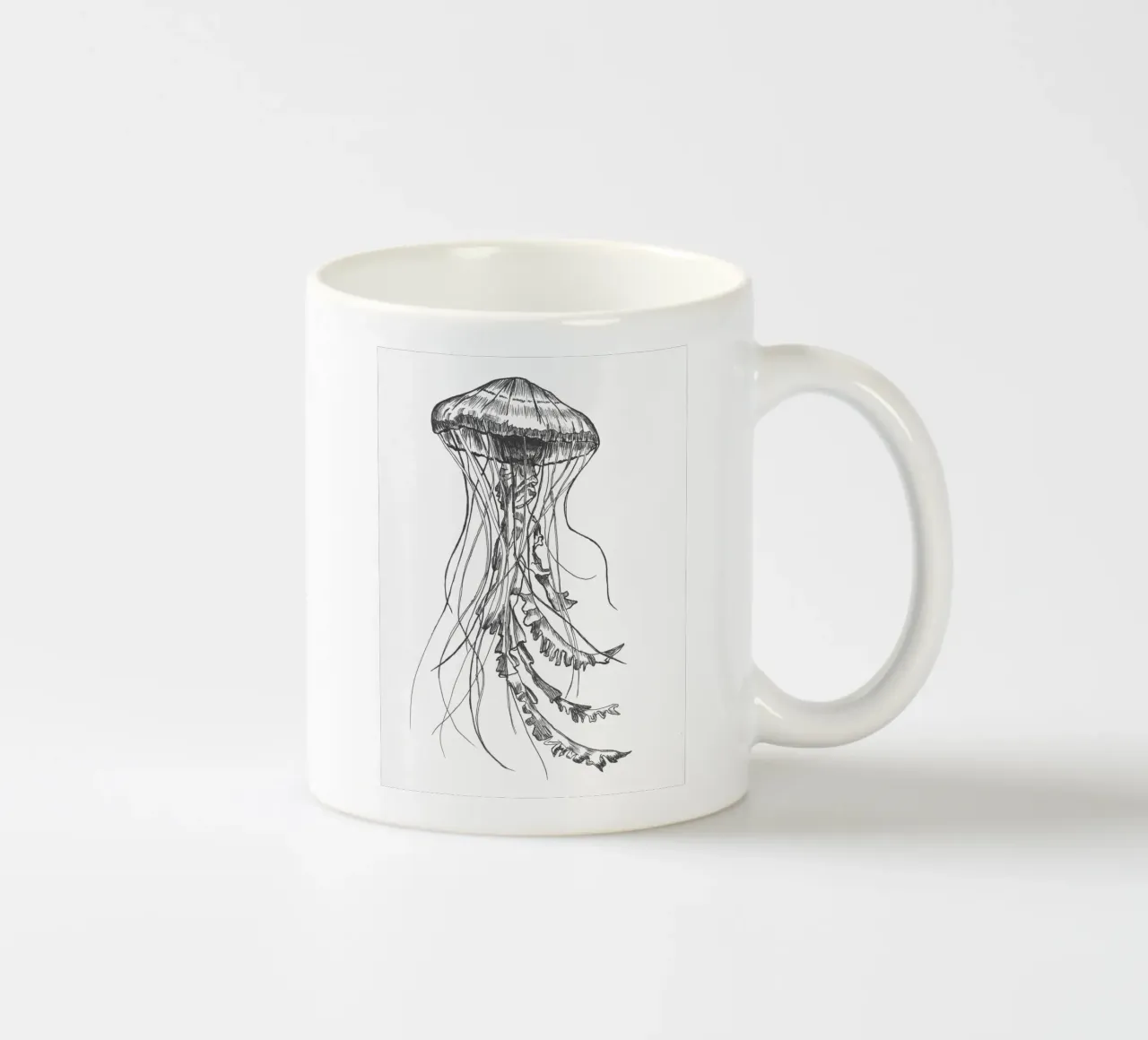 Qualle 1 ceramic mug by naturelines