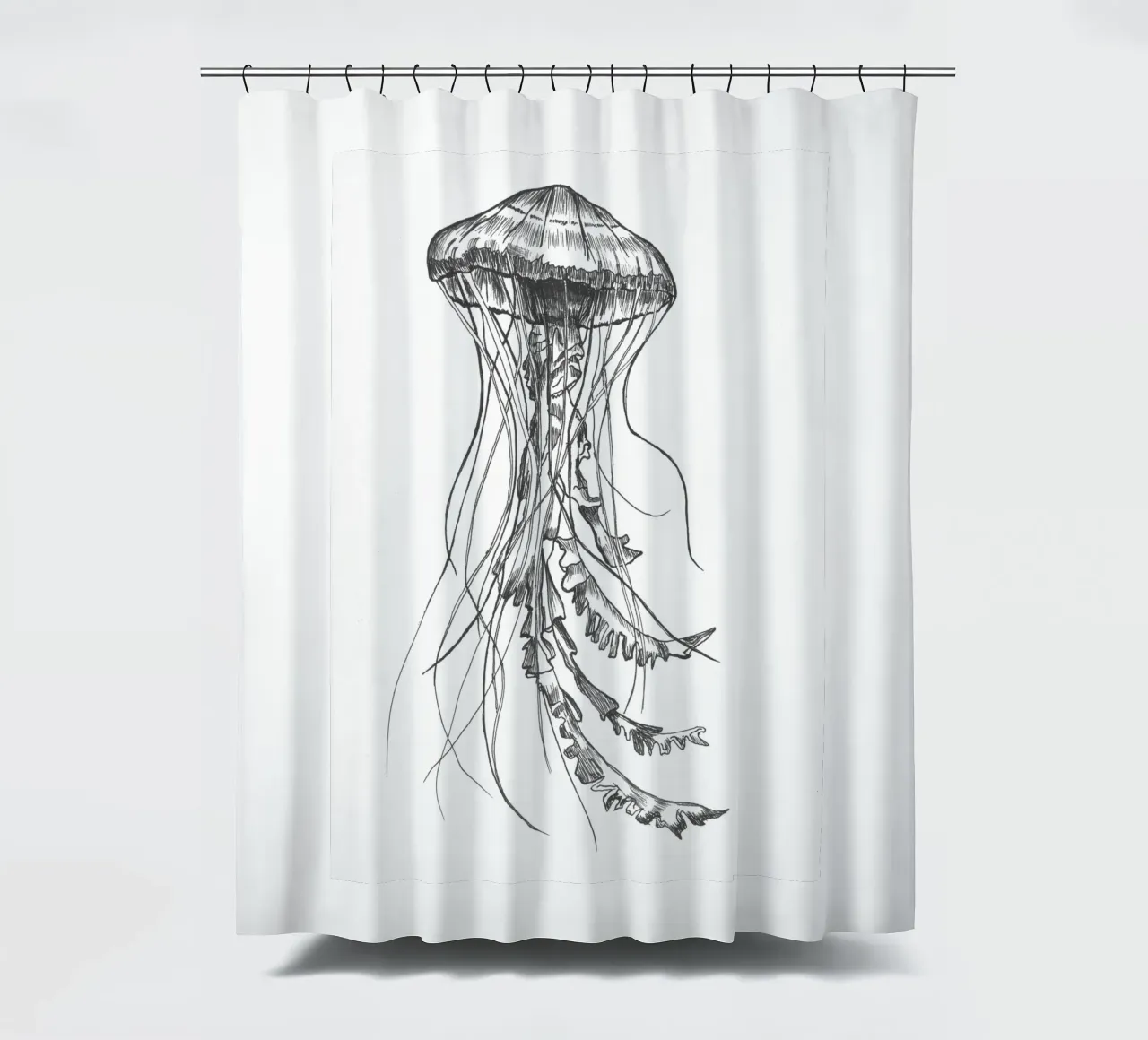 Qualle 1 shower curtain by naturelines