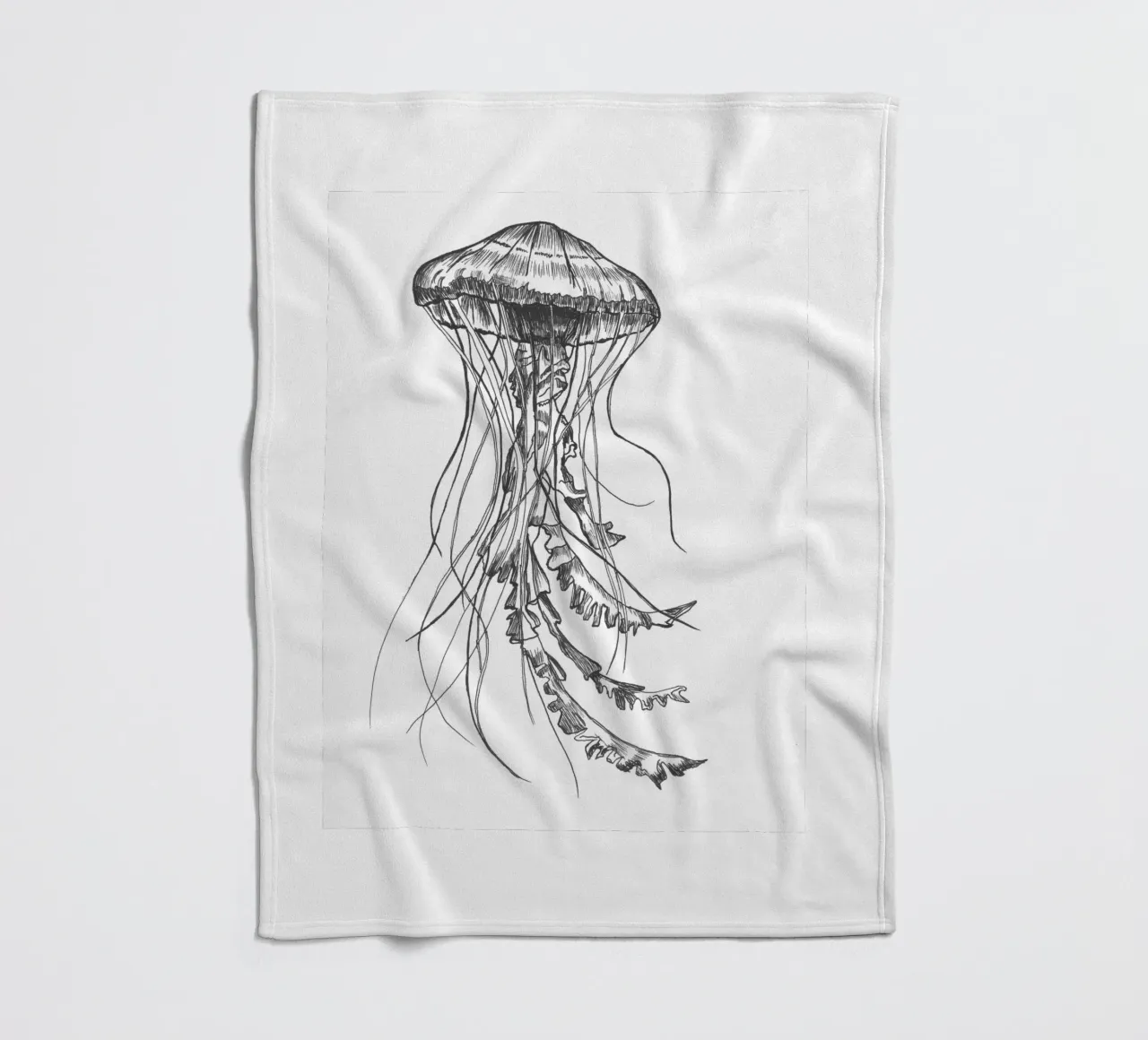 Qualle 1 fleece blanket by naturelines