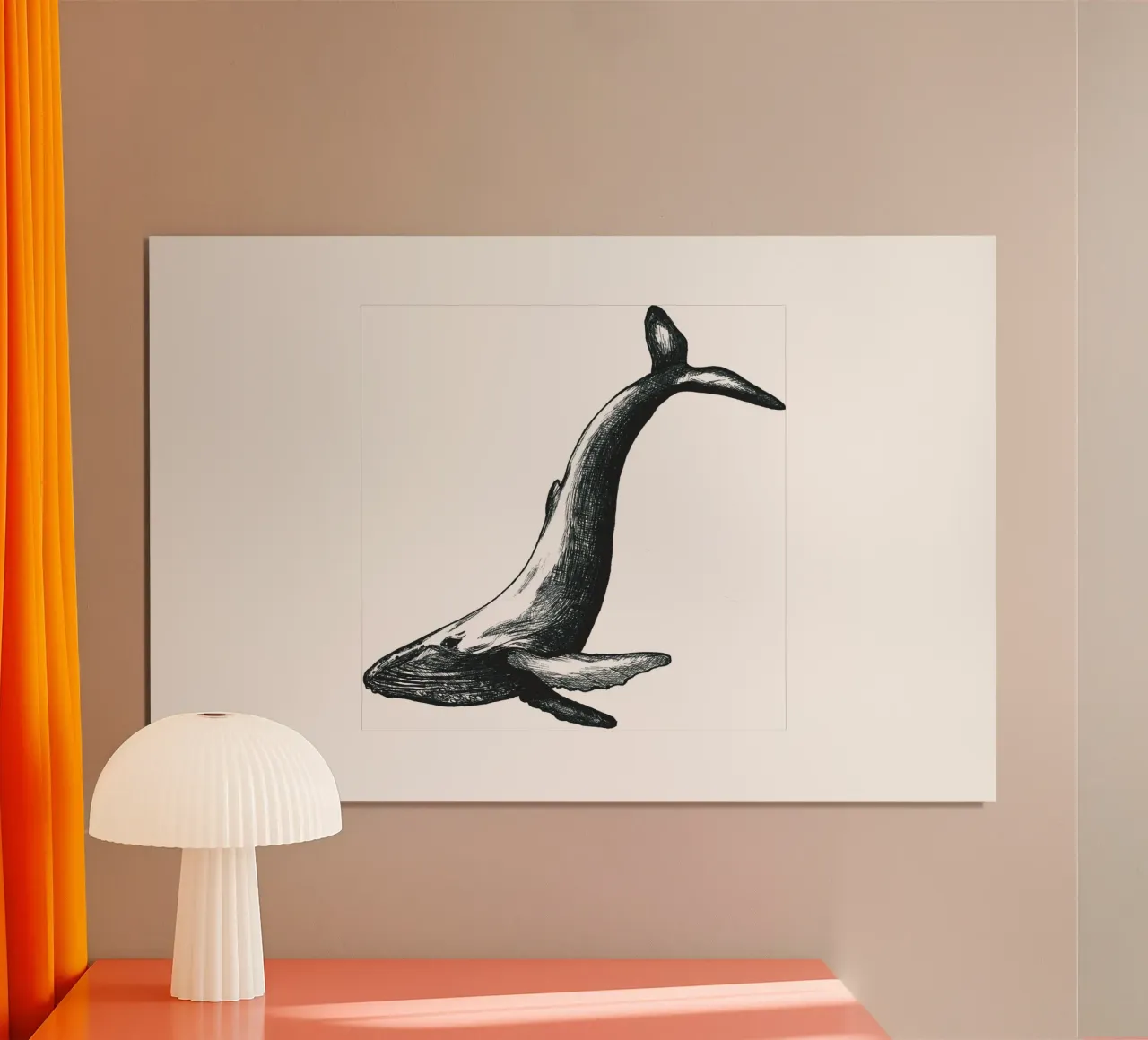 Wal poster by naturelines