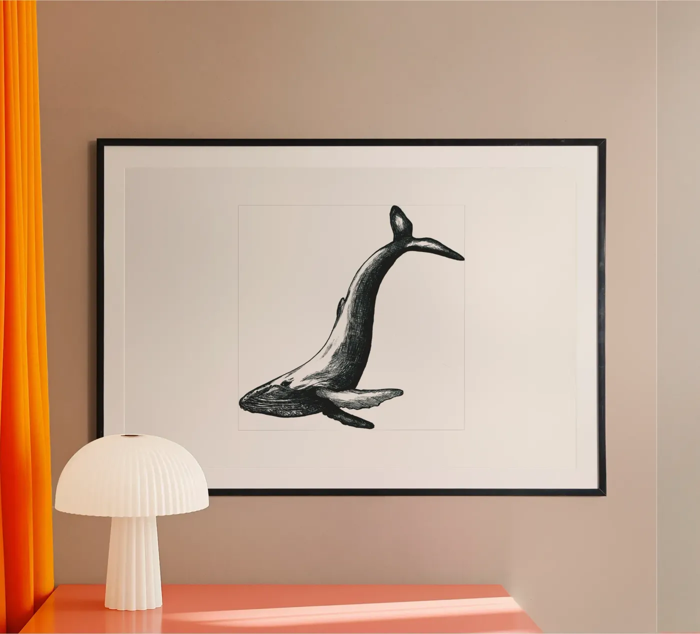 Wal poster van naturelines