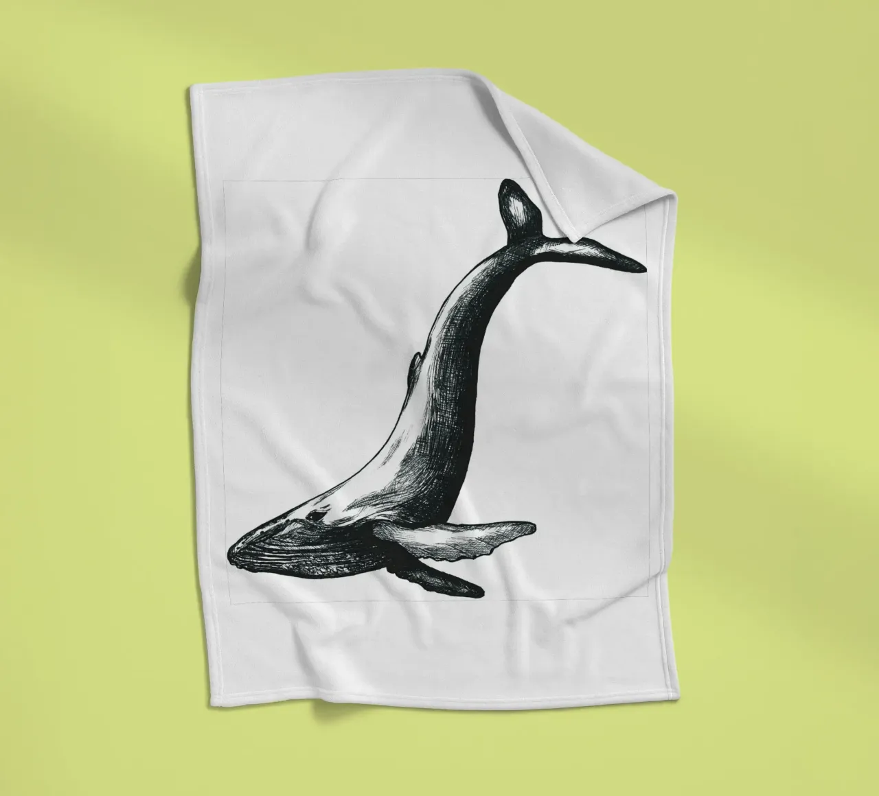 Wal Fleecedecke von naturelines