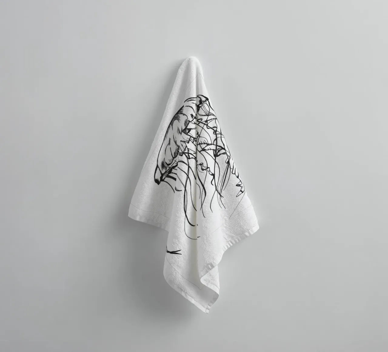 Qualle badhanddoek van naturelines