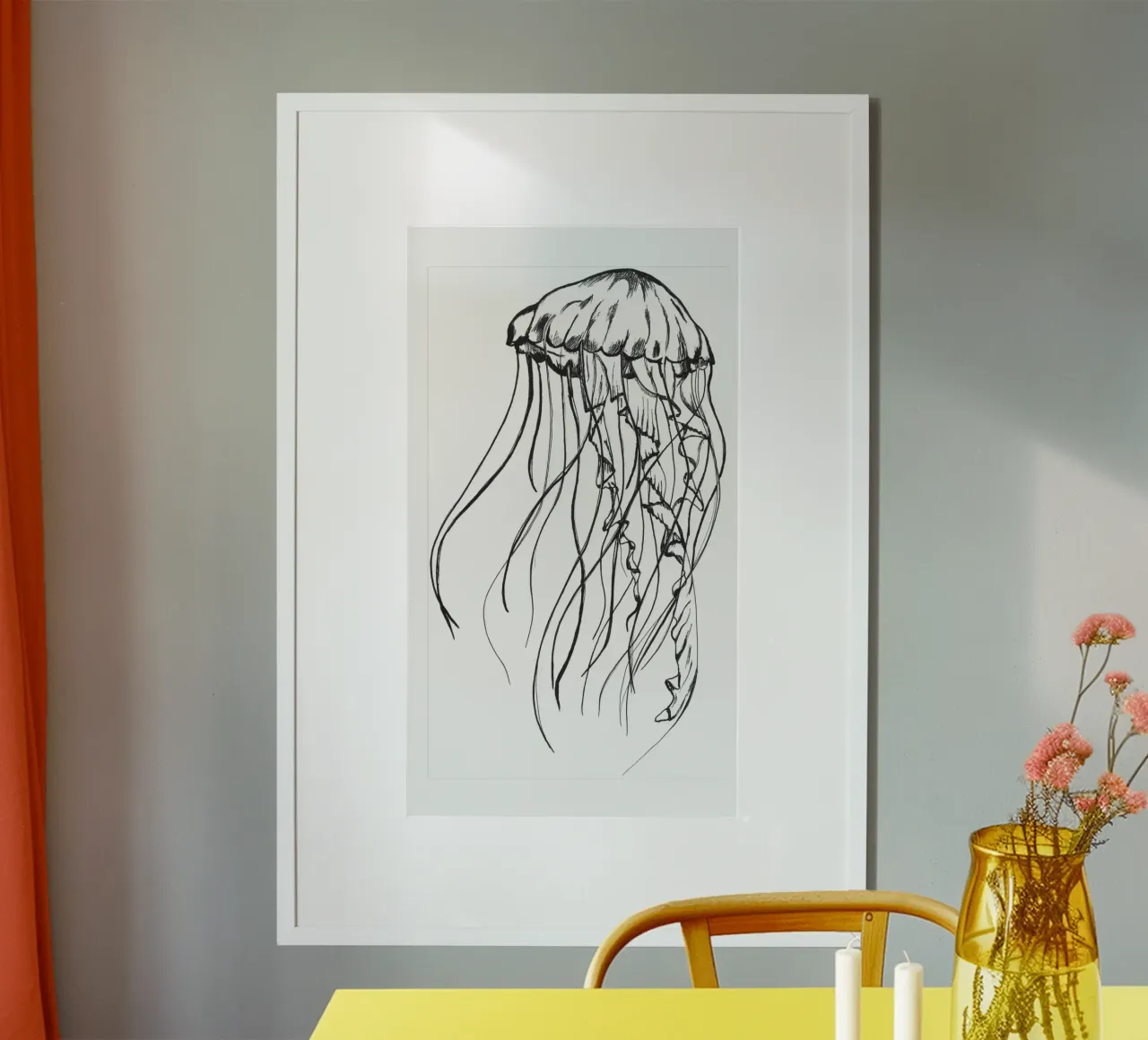 Qualle poster by naturelines