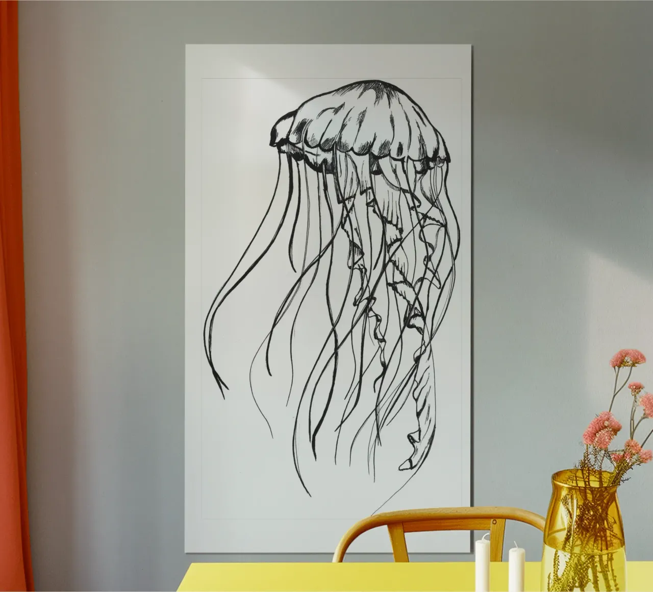 Qualle poster by naturelines