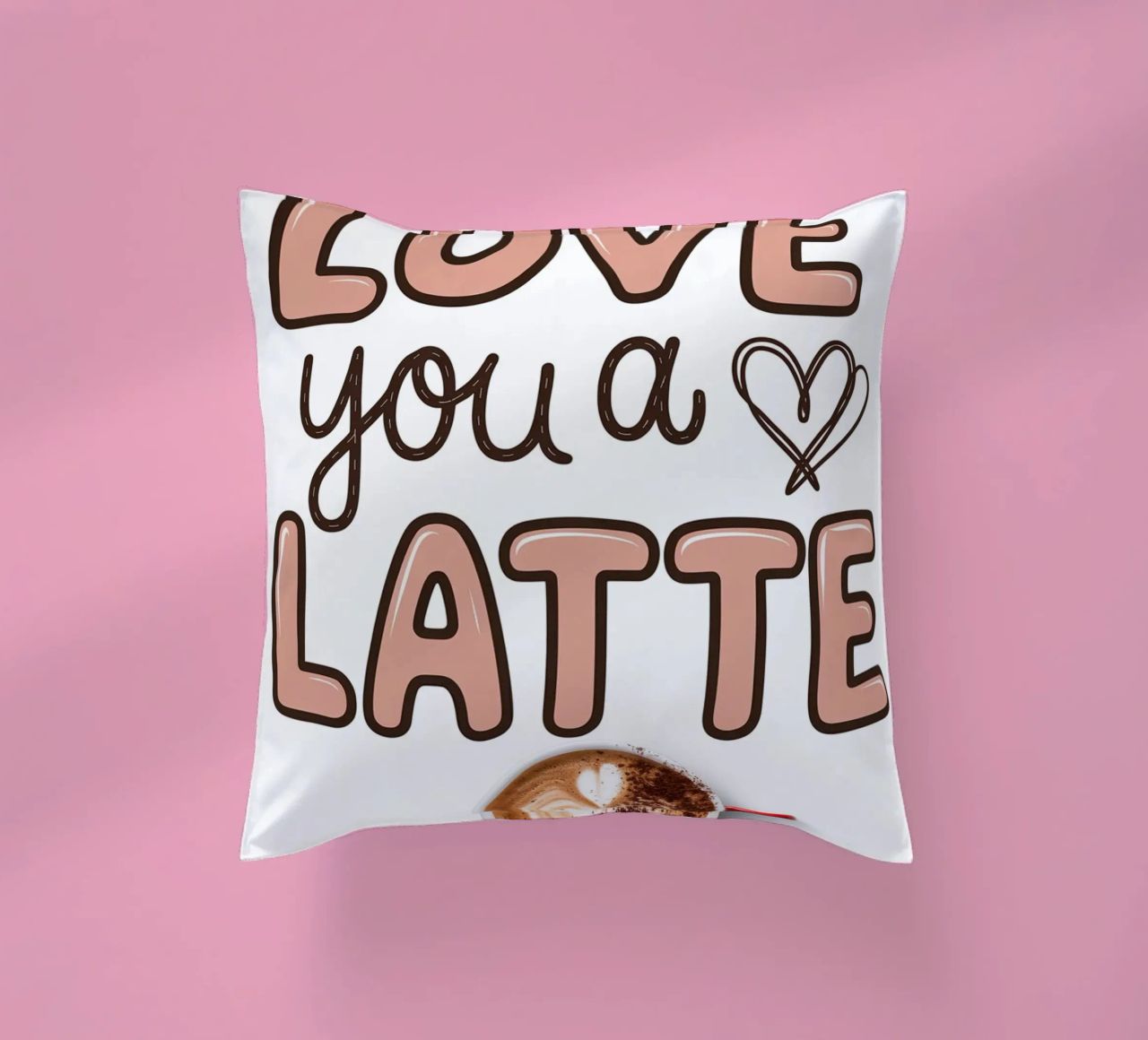 TI AMO UN CAFFÈ MACCHIATO cuscino da logic