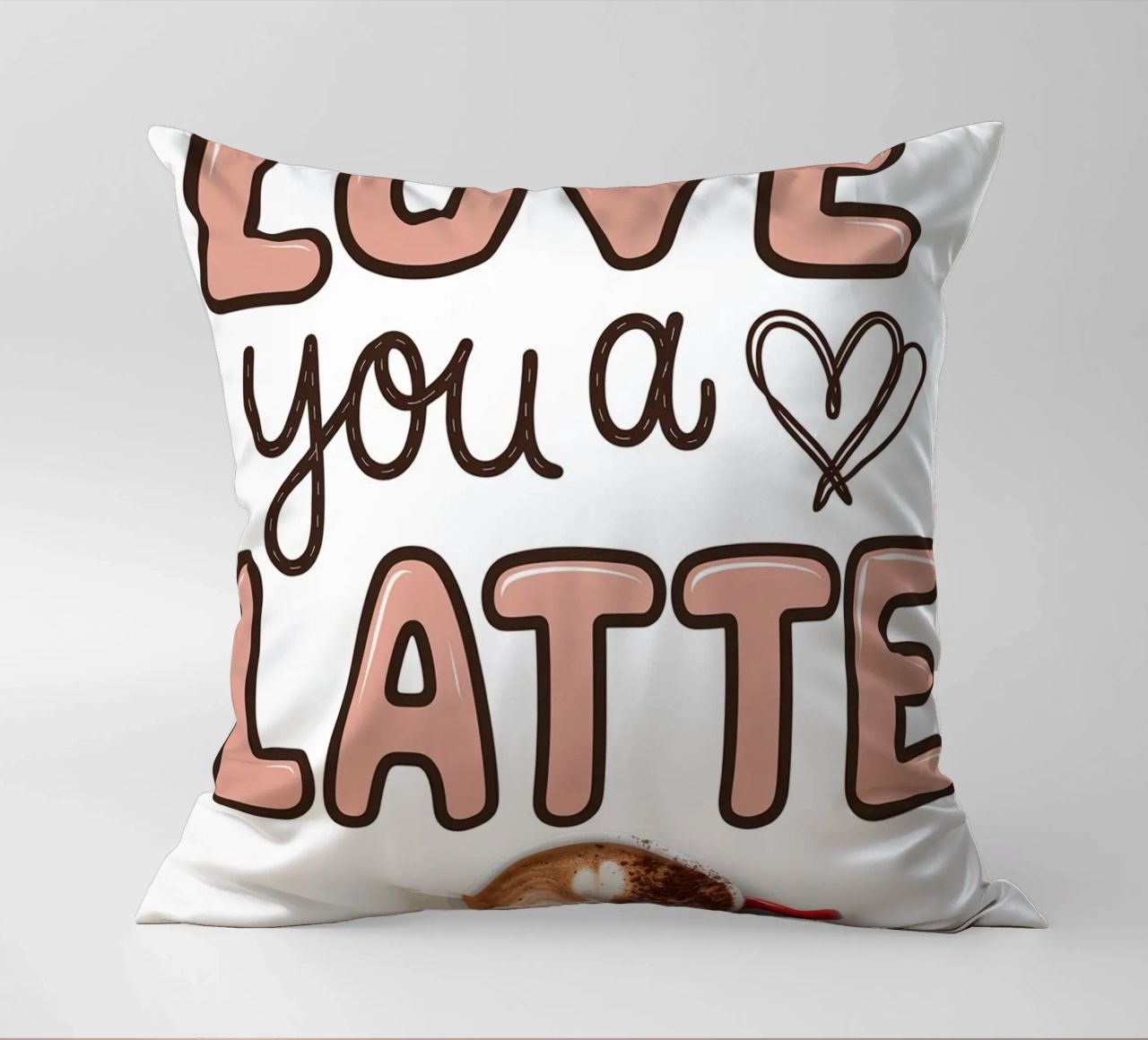 TI AMO UN CAFFÈ MACCHIATO cuscino da logic