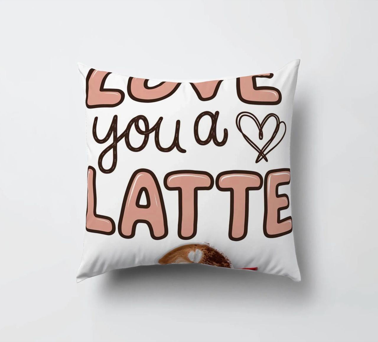 TI AMO UN CAFFÈ MACCHIATO cuscino da logic
