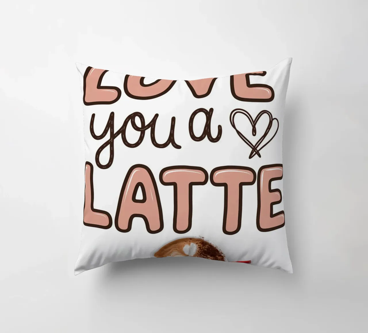 TI AMO UN CAFFÈ MACCHIATO cuscino da logic