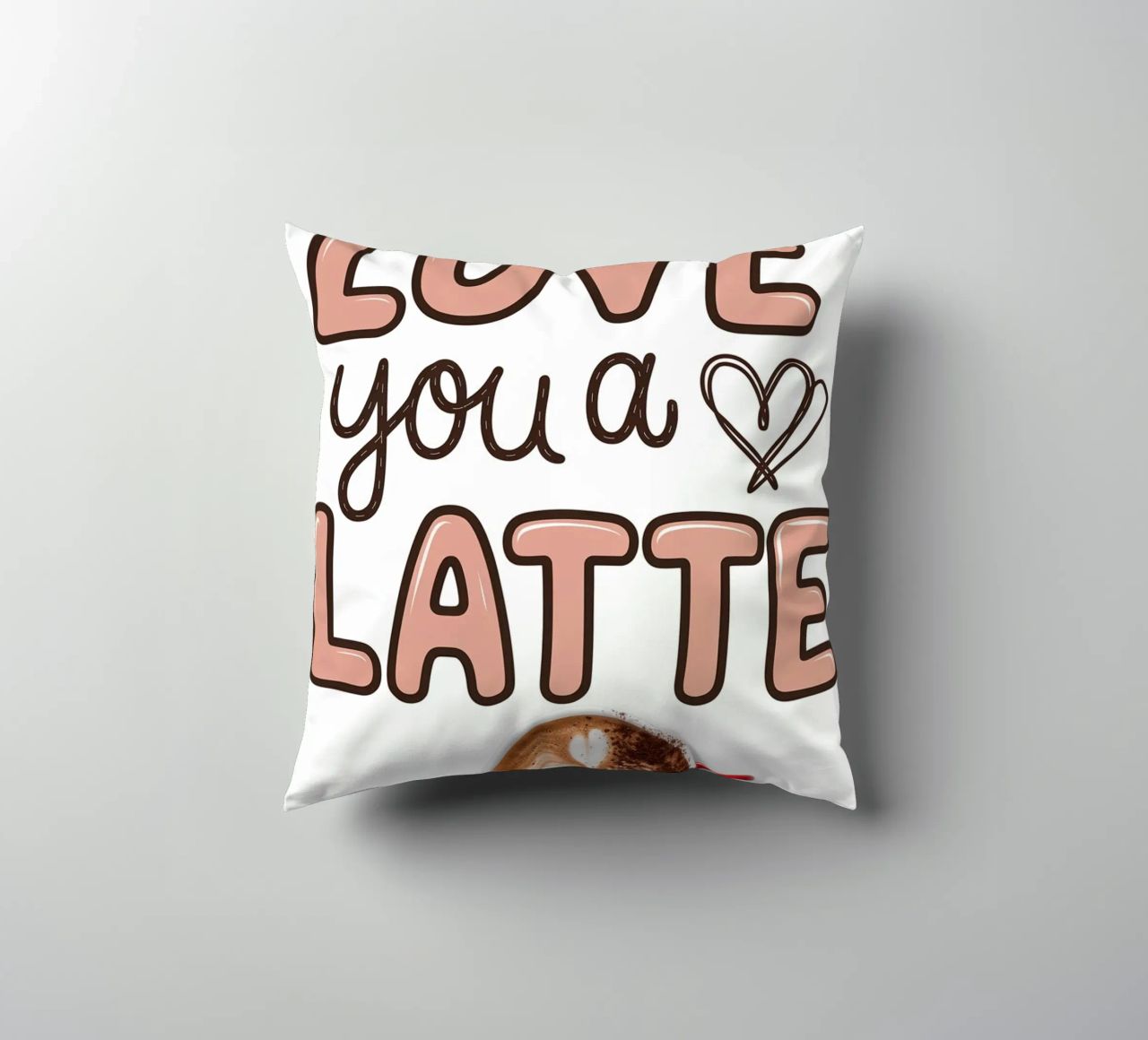 TI AMO UN CAFFÈ MACCHIATO cuscino da logic