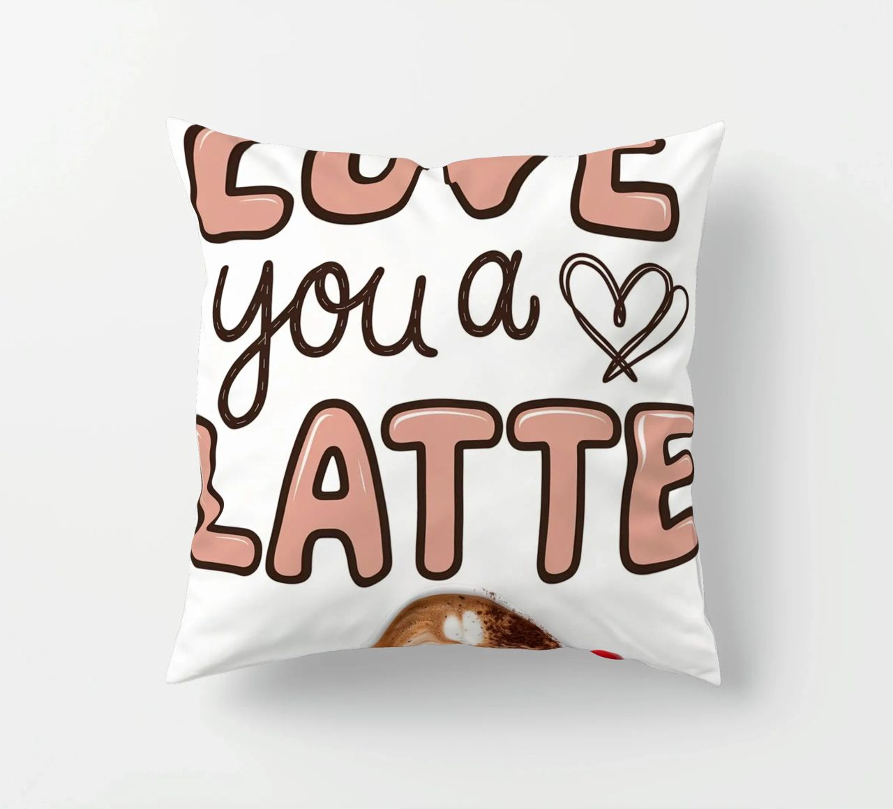 TI AMO UN CAFFÈ MACCHIATO cuscino da logic