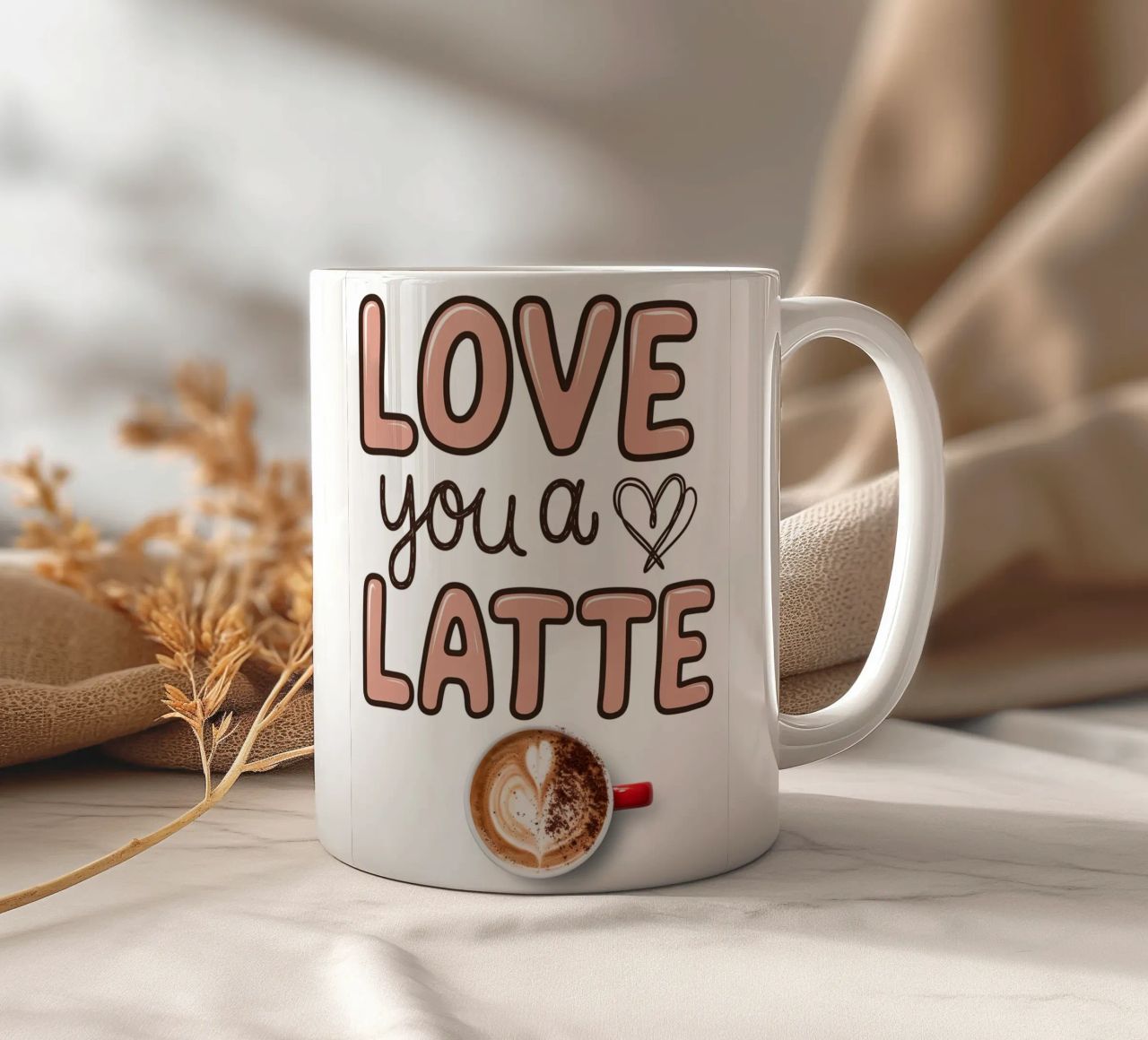 TI AMO UN CAFFÈ MACCHIATO tazza in ceramica da logic