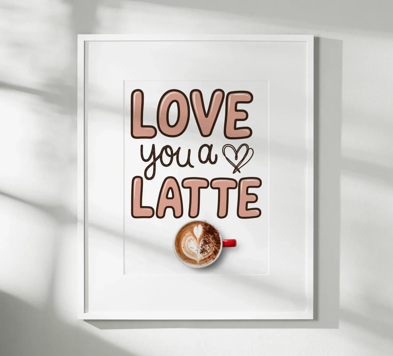 TI AMO UN CAFFÈ MACCHIATO carta hahnemühle da logic