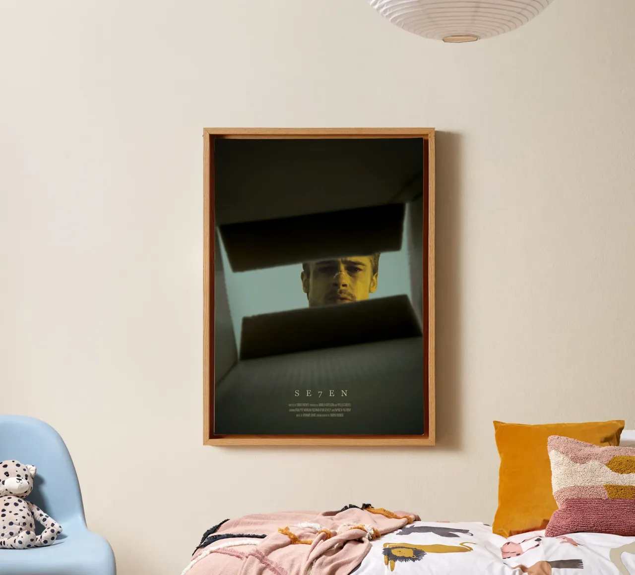 Seven Movie tela con Cornice a cassetta da Attaboy Dsgn