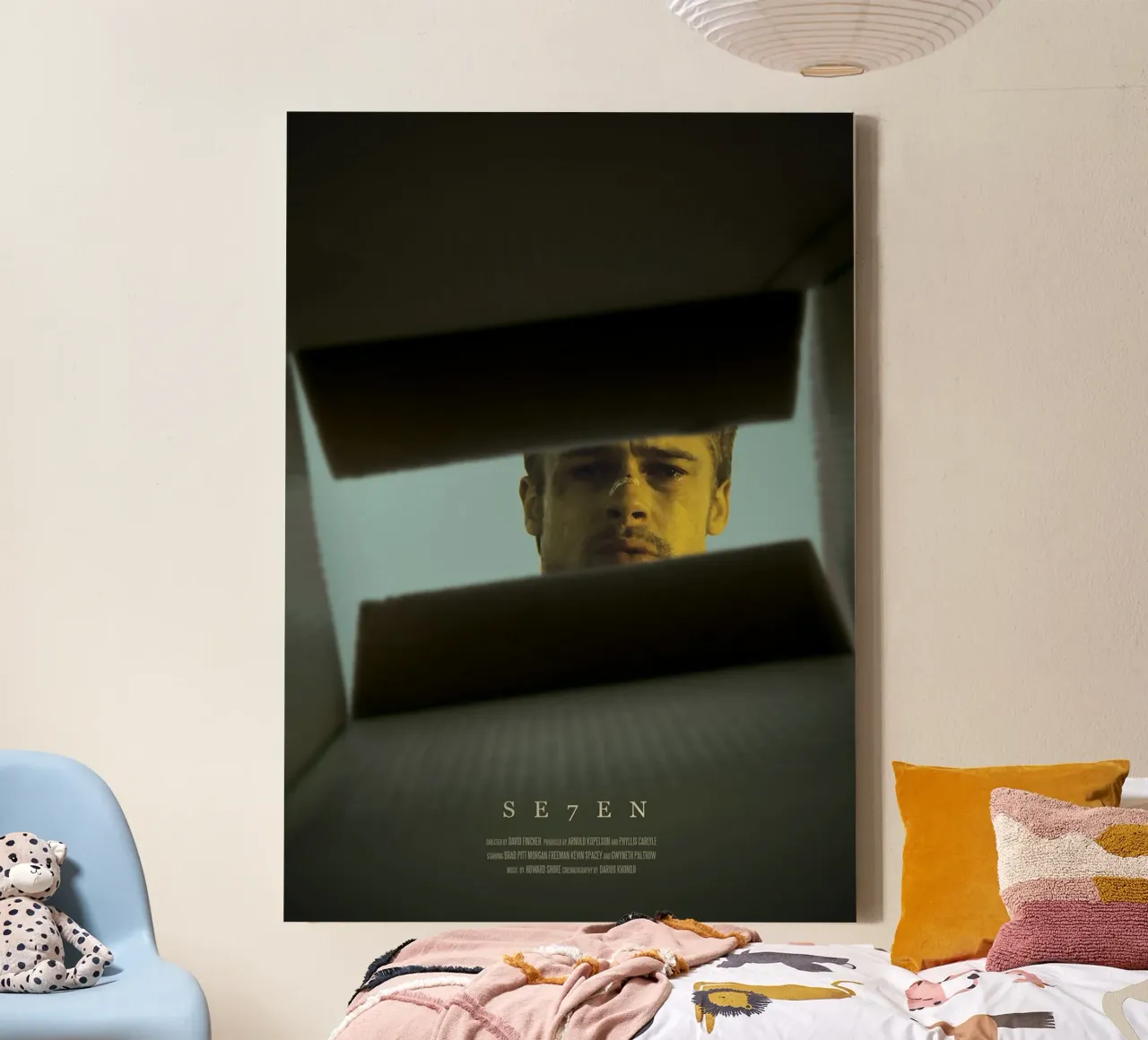 Seven Movie tela con Cornice a cassetta da Attaboy Dsgn