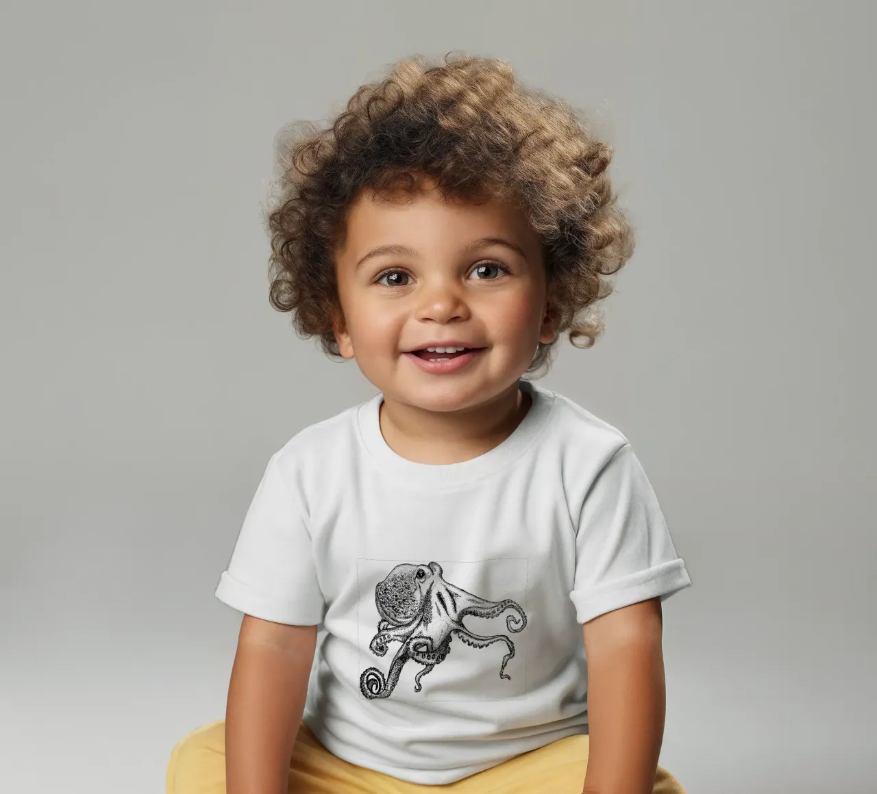 Oktopus baby t-shirt by naturelines