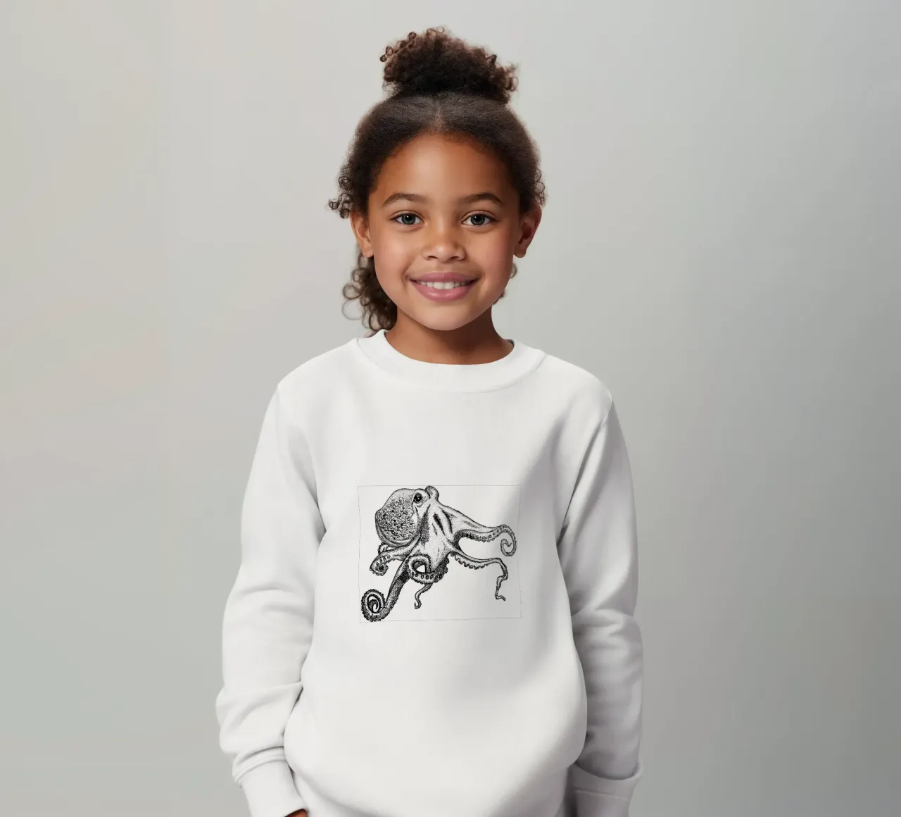 Oktopus kids sweatshirt by naturelines