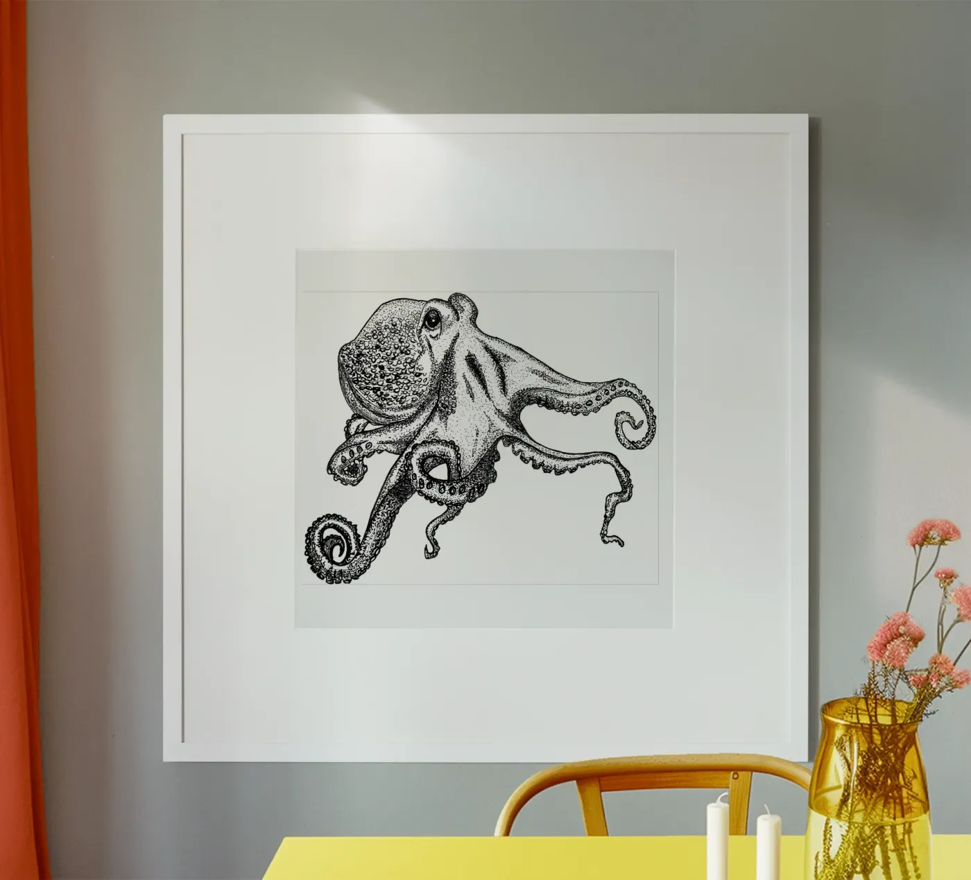 Oktopus poster de naturelines