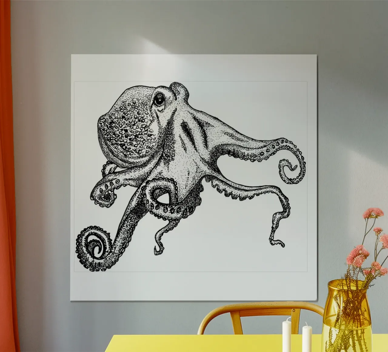 Oktopus poster da naturelines