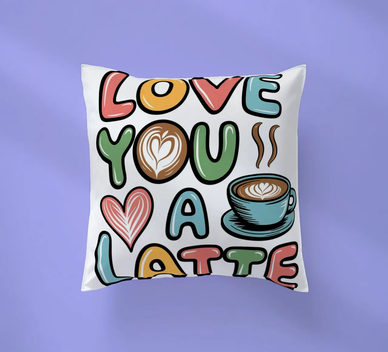 TI AMO UN CAFFÈ MACCHIATO cuscino da logic