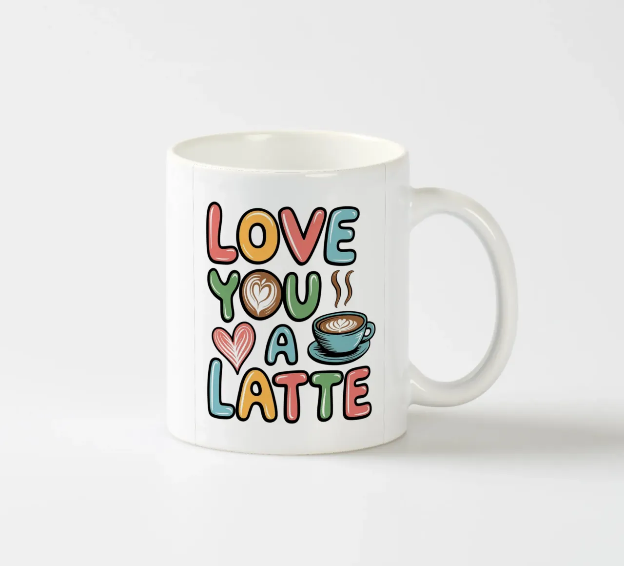 TI AMO UN CAFFÈ MACCHIATO tazza in ceramica da logic