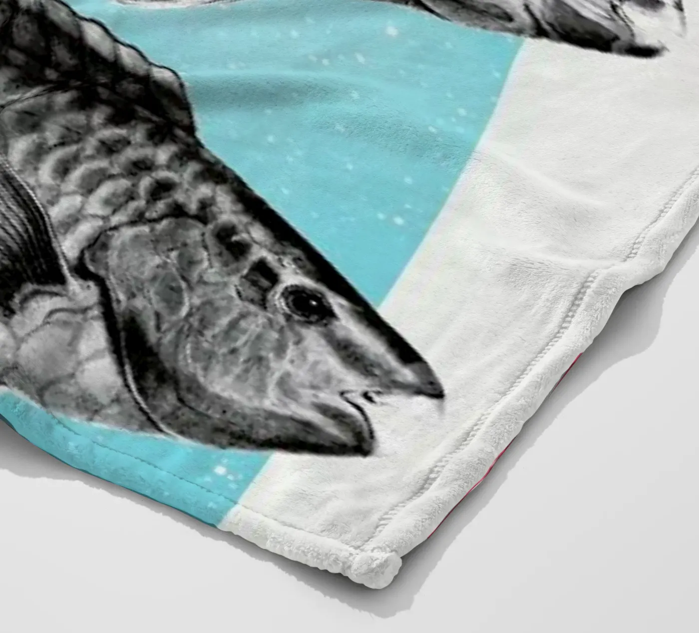 Fishes Fleecedecke von Danny Ivan