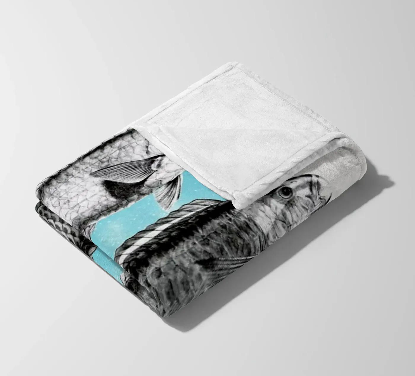 Fishes Fleecedecke von Danny Ivan