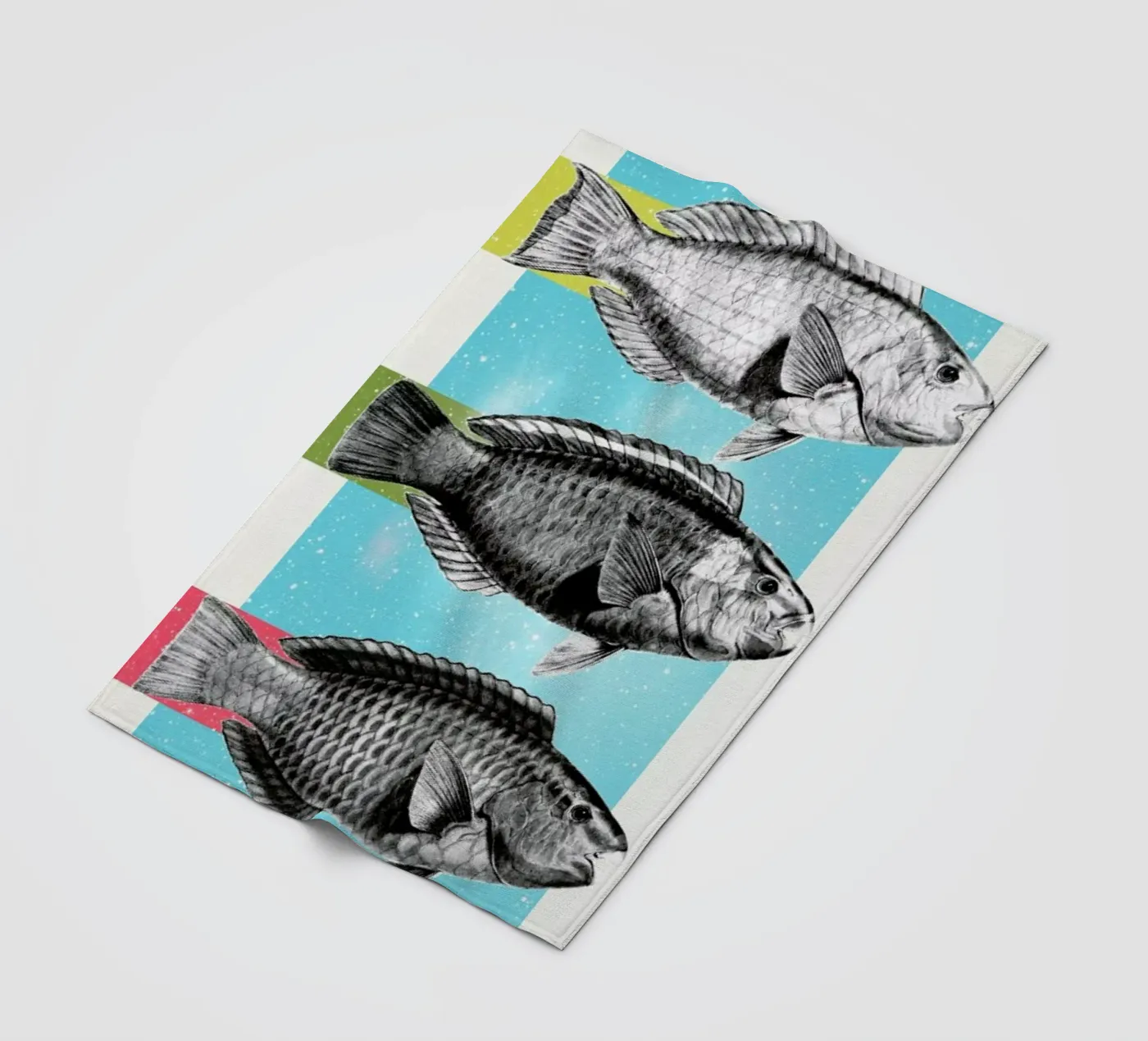 Fishes Fleecedecke von Danny Ivan