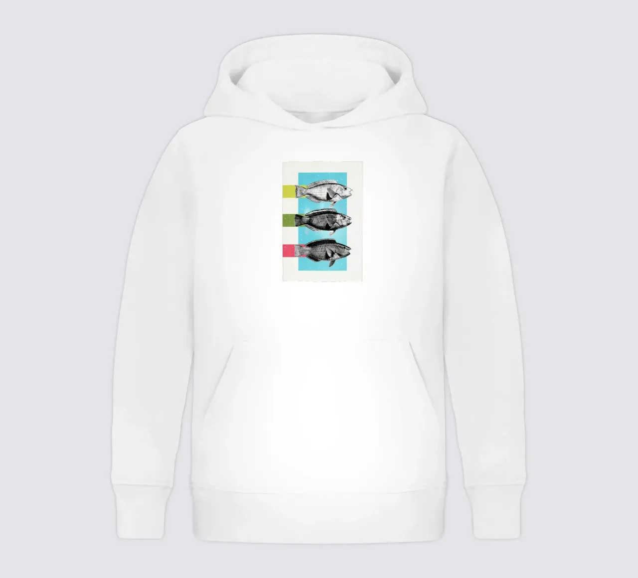 Fishes kids hoodie by Danny Ivan