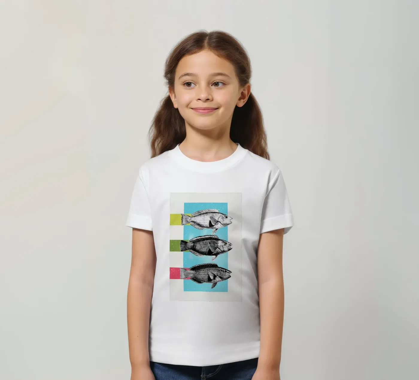 Fishes t-shirt bambini da Danny Ivan