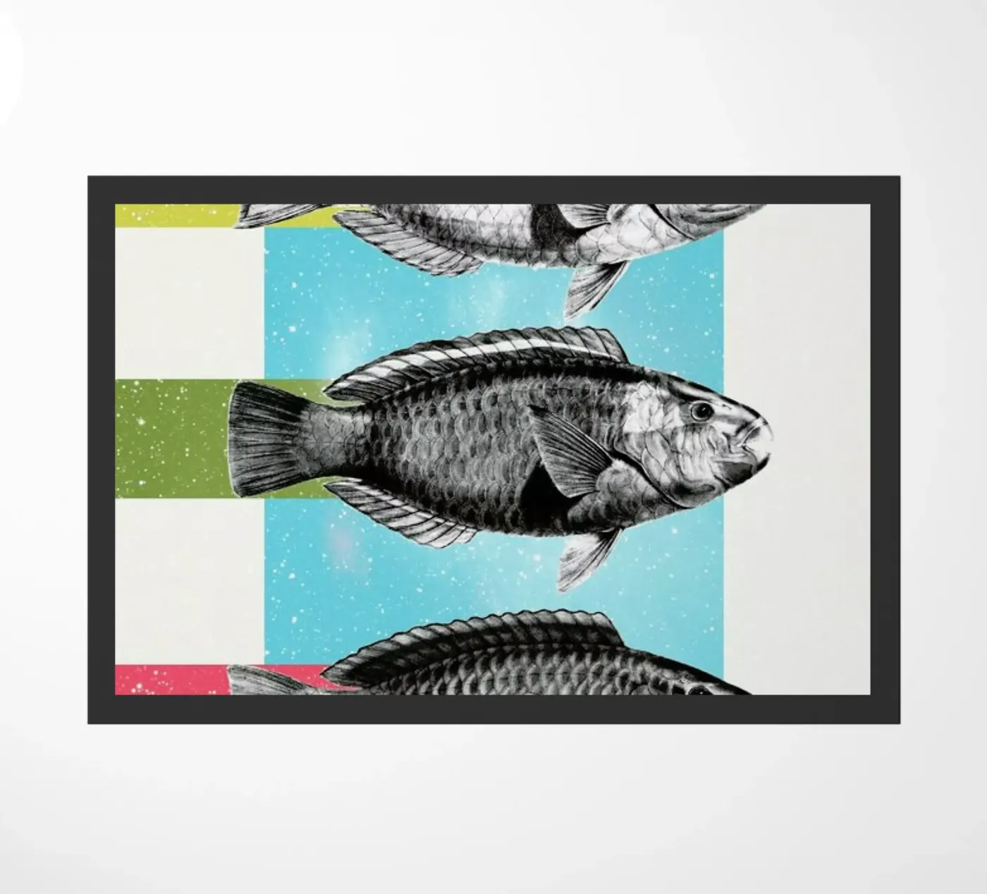 Fishes Fußmatte von Danny Ivan