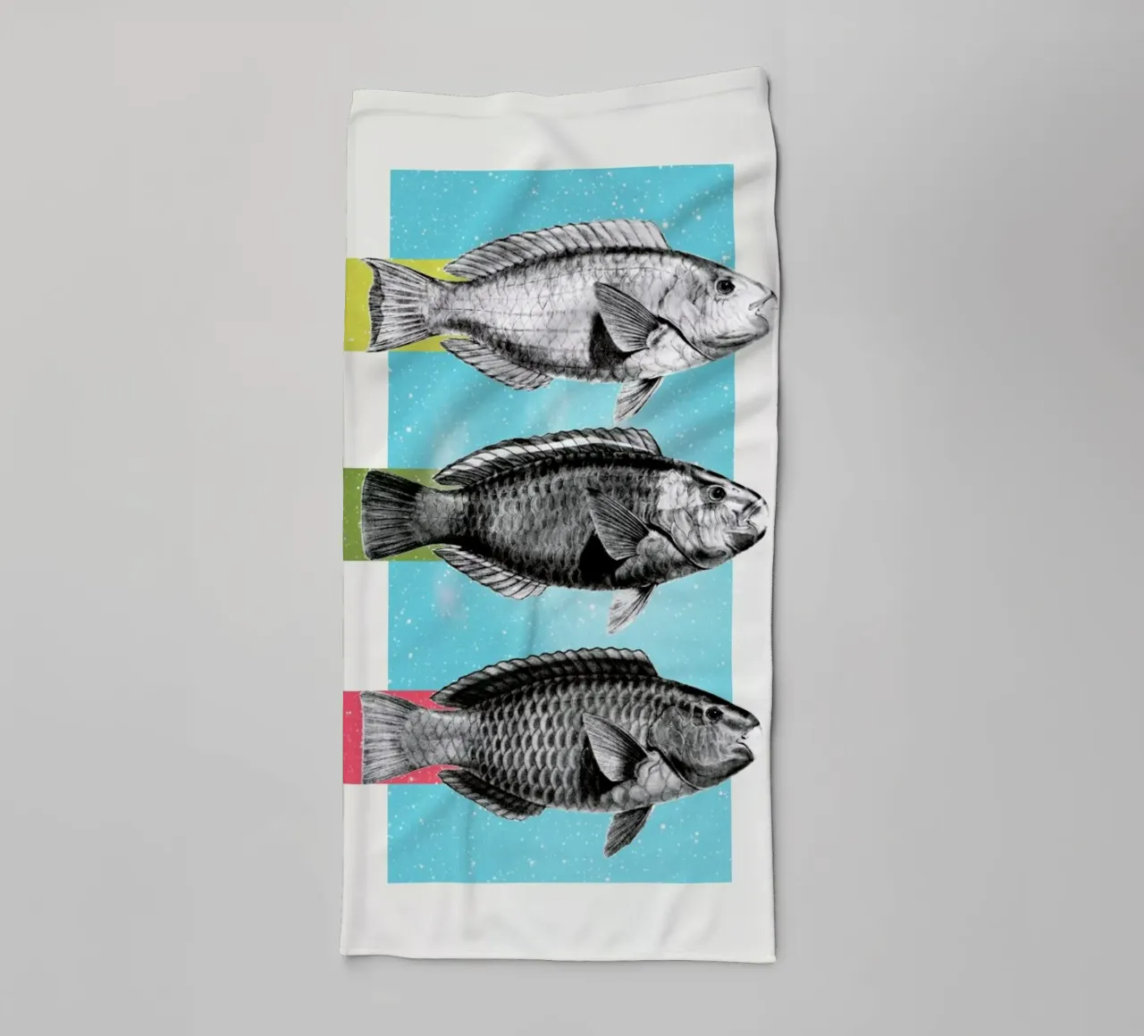 Fishes asciugamano da bagno da Danny Ivan