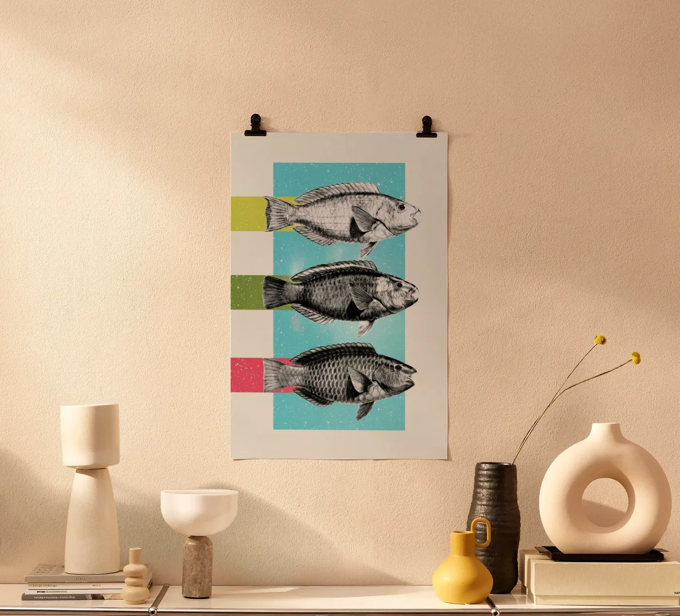 Fishes Poster von Danny Ivan
