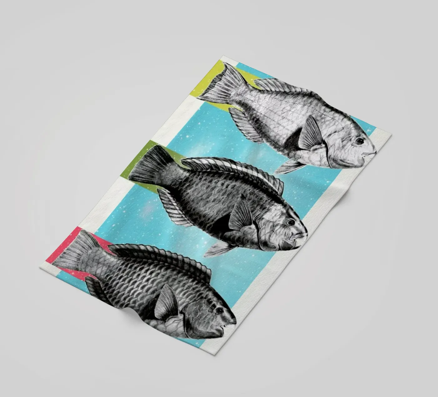 Fishes strandhanddoek van Danny Ivan