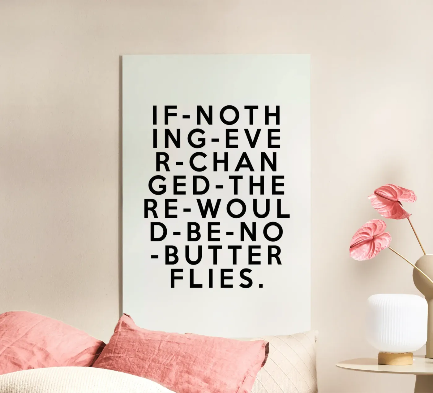 If Nothing plexiglas de Honeymoon Hotel