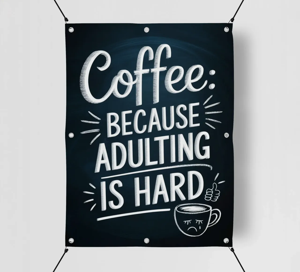 Caffè: Perché essere adulti è difficile telo in pvc da logic