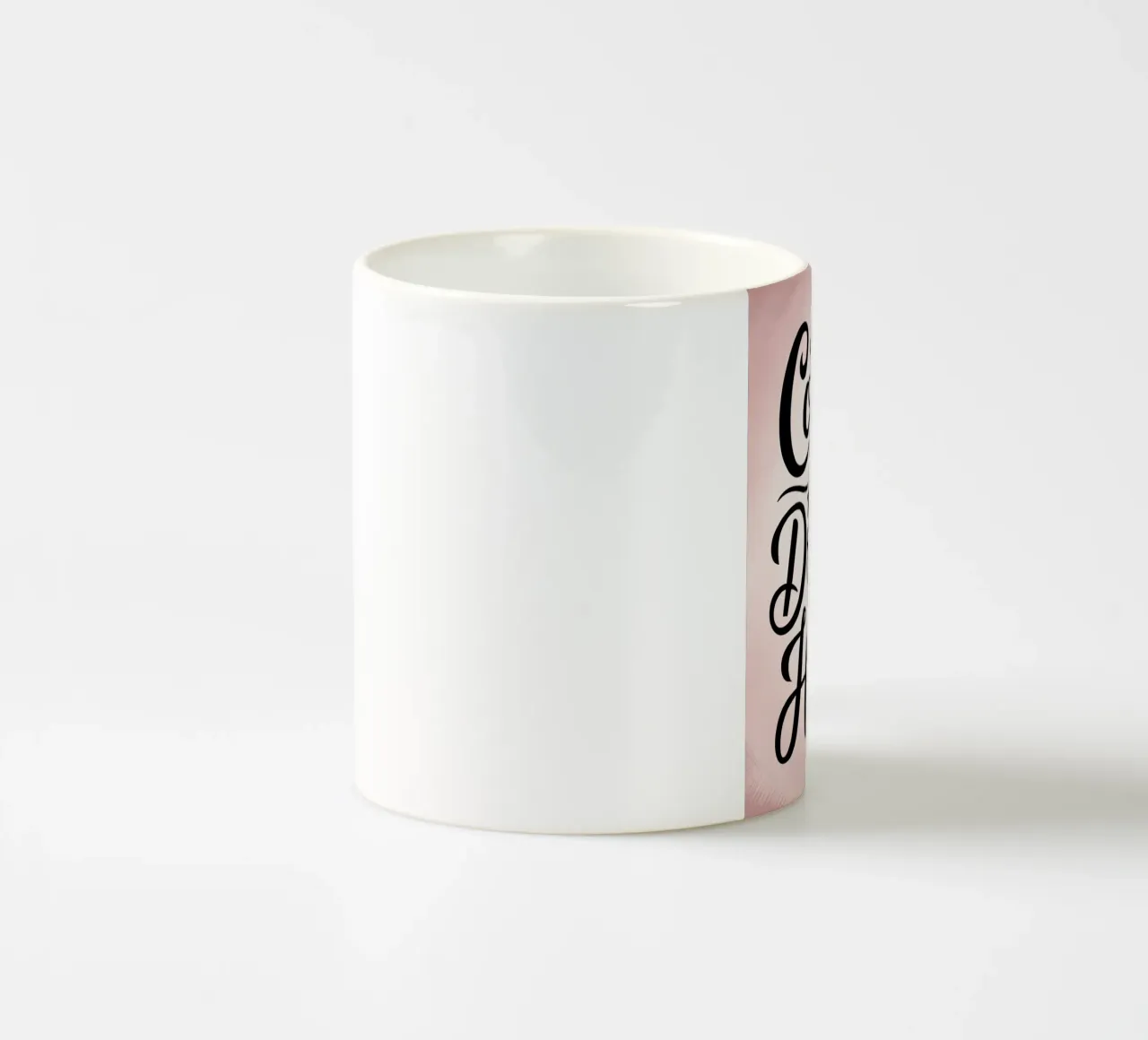 Café en la mano, sueños en el corazón taza de cerámica de logic