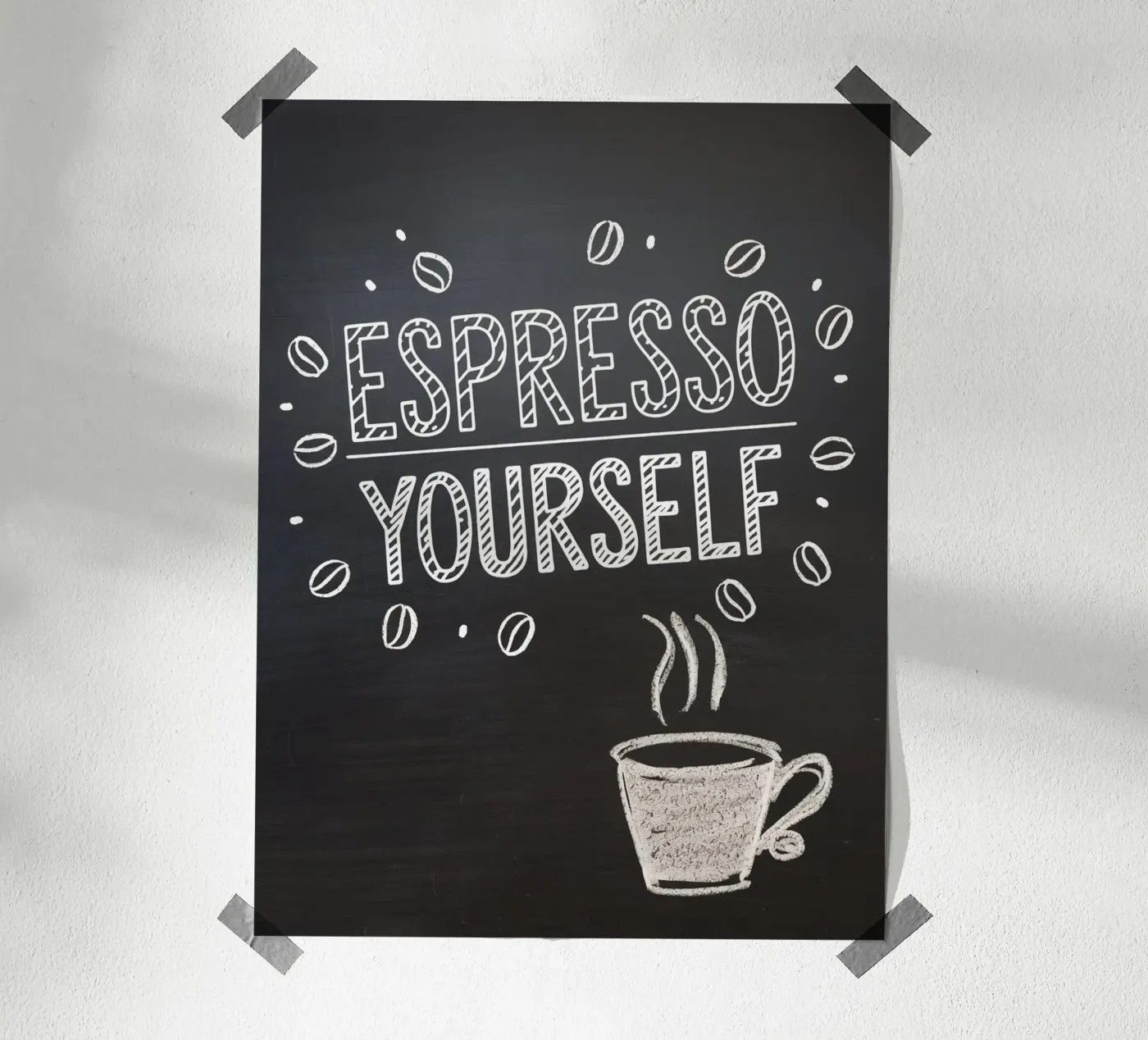 ESPRESSO YOURSELF poster by logic