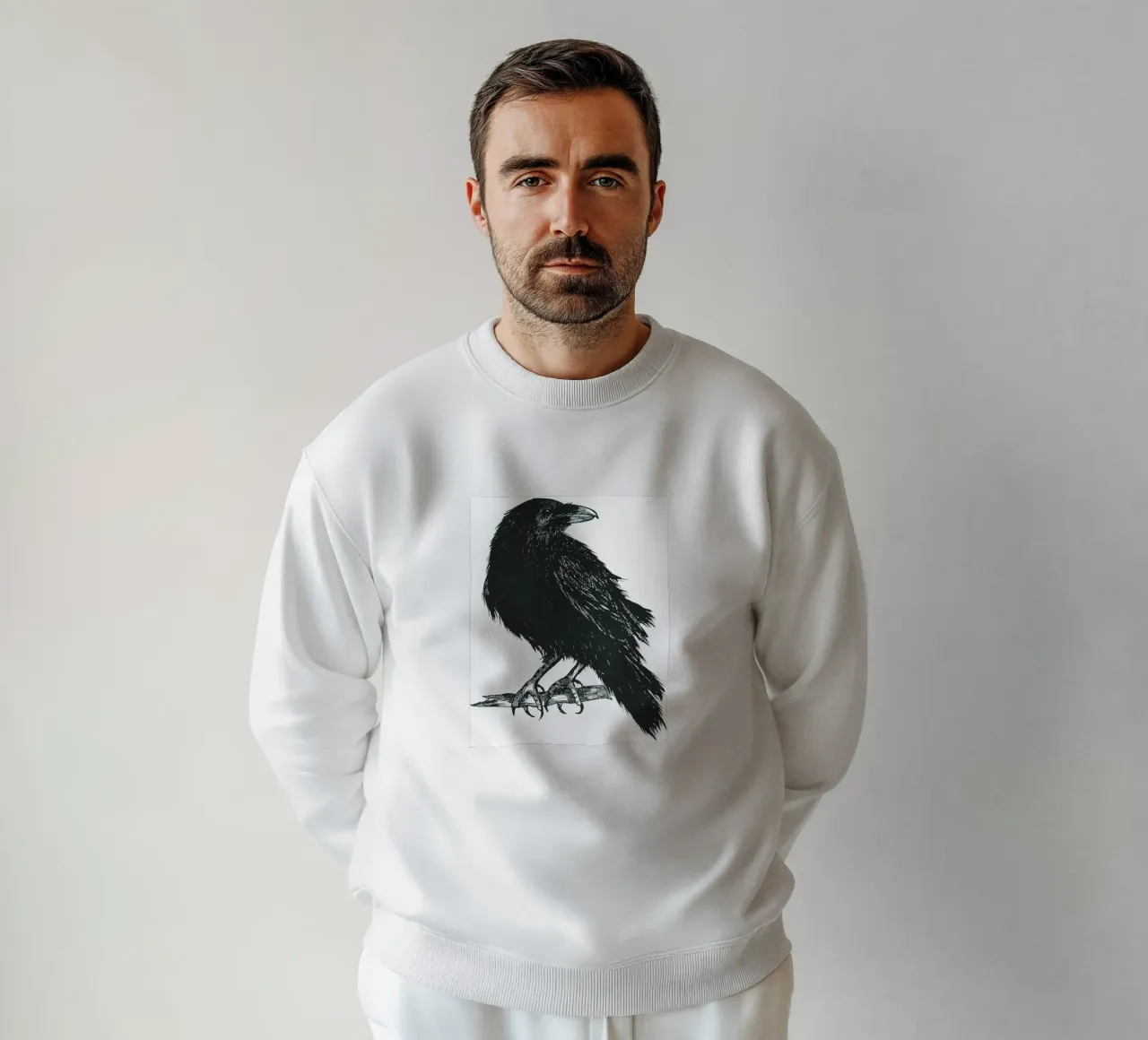 Krähe felpa da naturelines