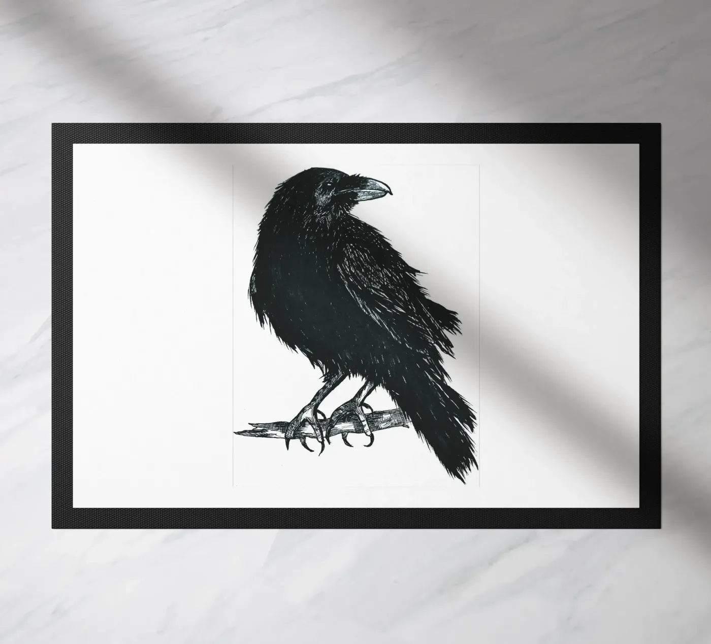 Krähe deurmat van naturelines