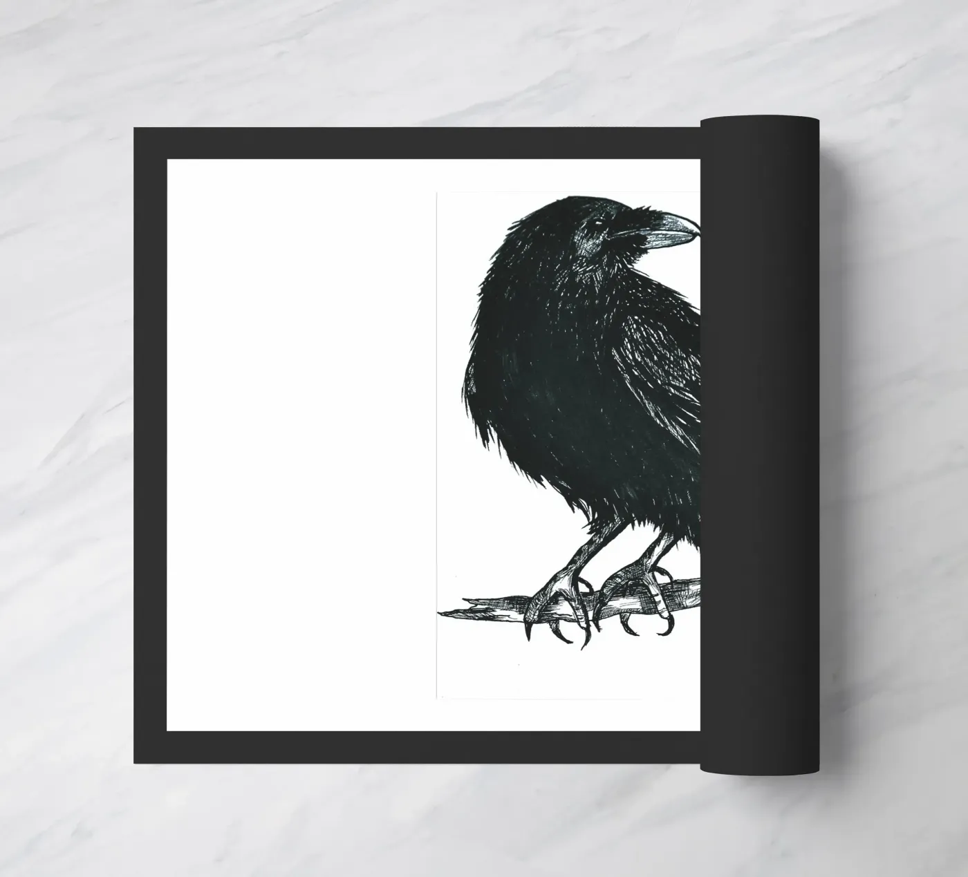 Krähe deurmat van naturelines