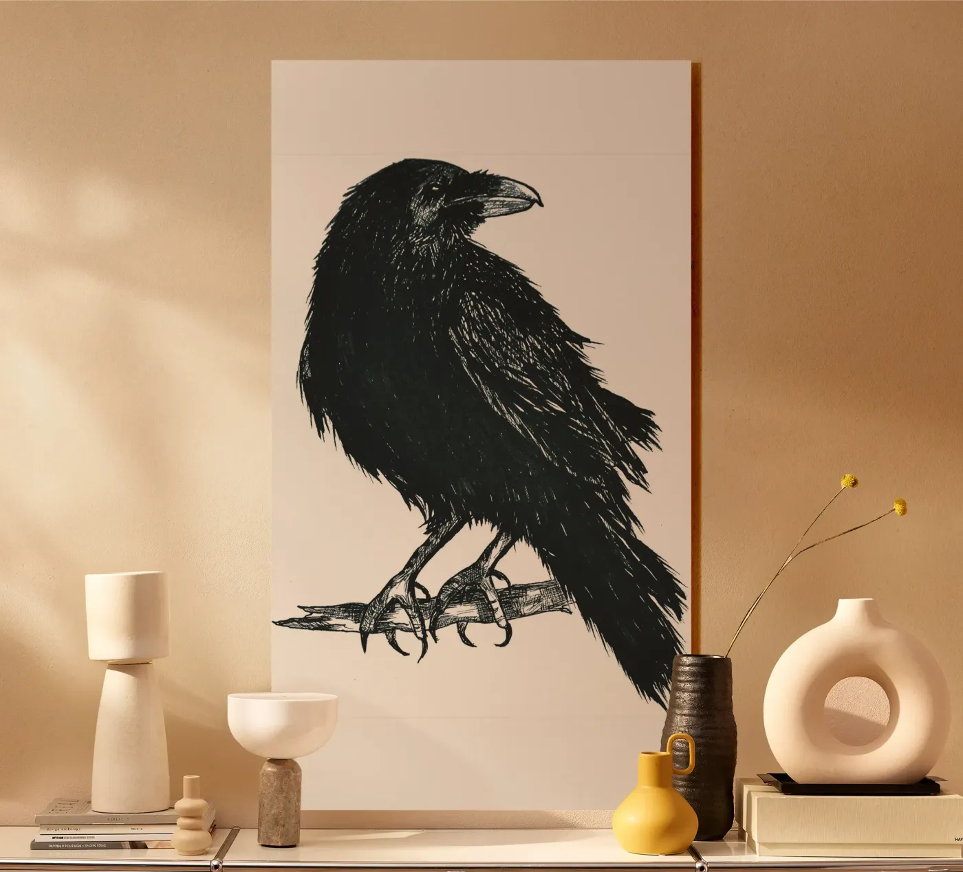 Krähe acryl van naturelines